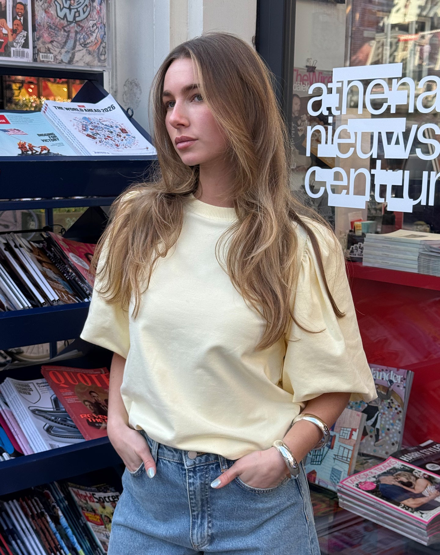 LOA PUFF SLEEVE SWEAT TOP BOTERGEEL