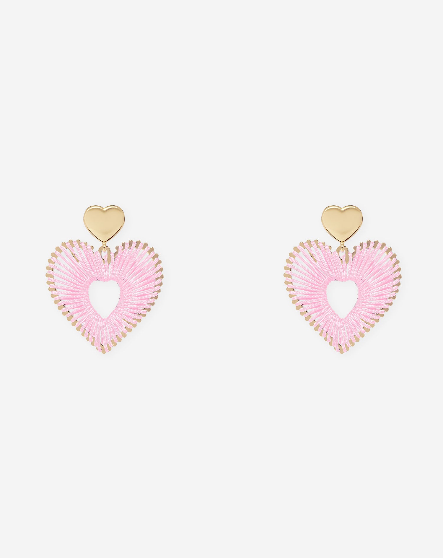 COLORED HEART EARRINGS LICHTROZE