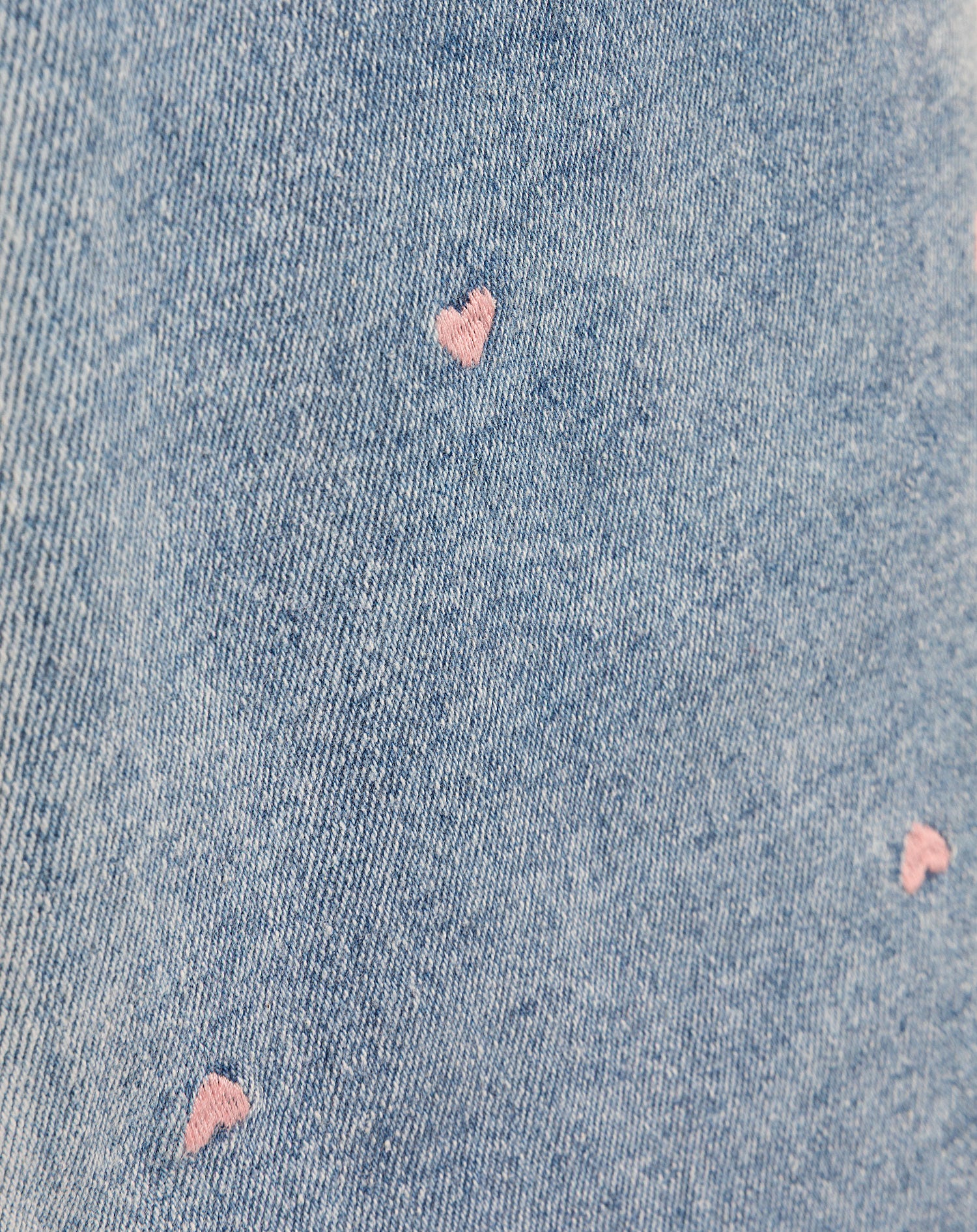 HEART DENIM SKORT ROZE