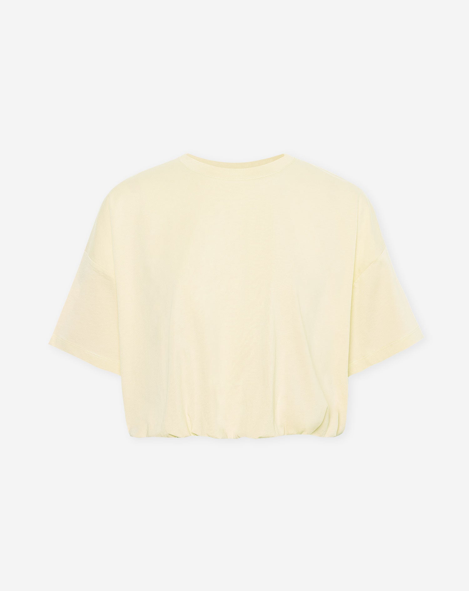 CROPPED BUBBLE HEM TEE BOTERGEEL