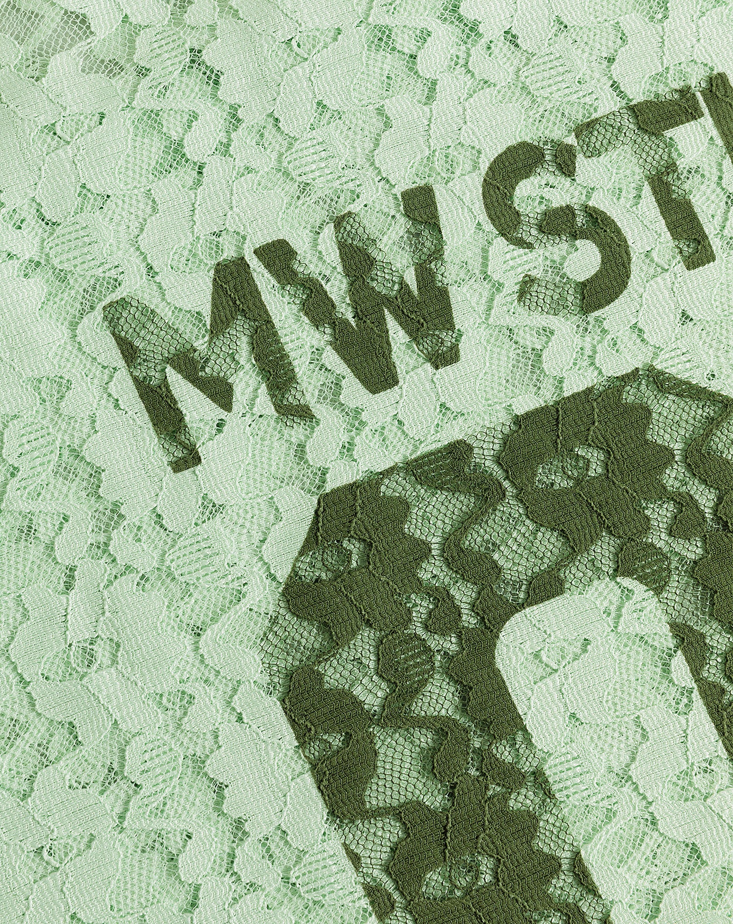 LACE STUDIO OVERSIZED TEE PISTACHE