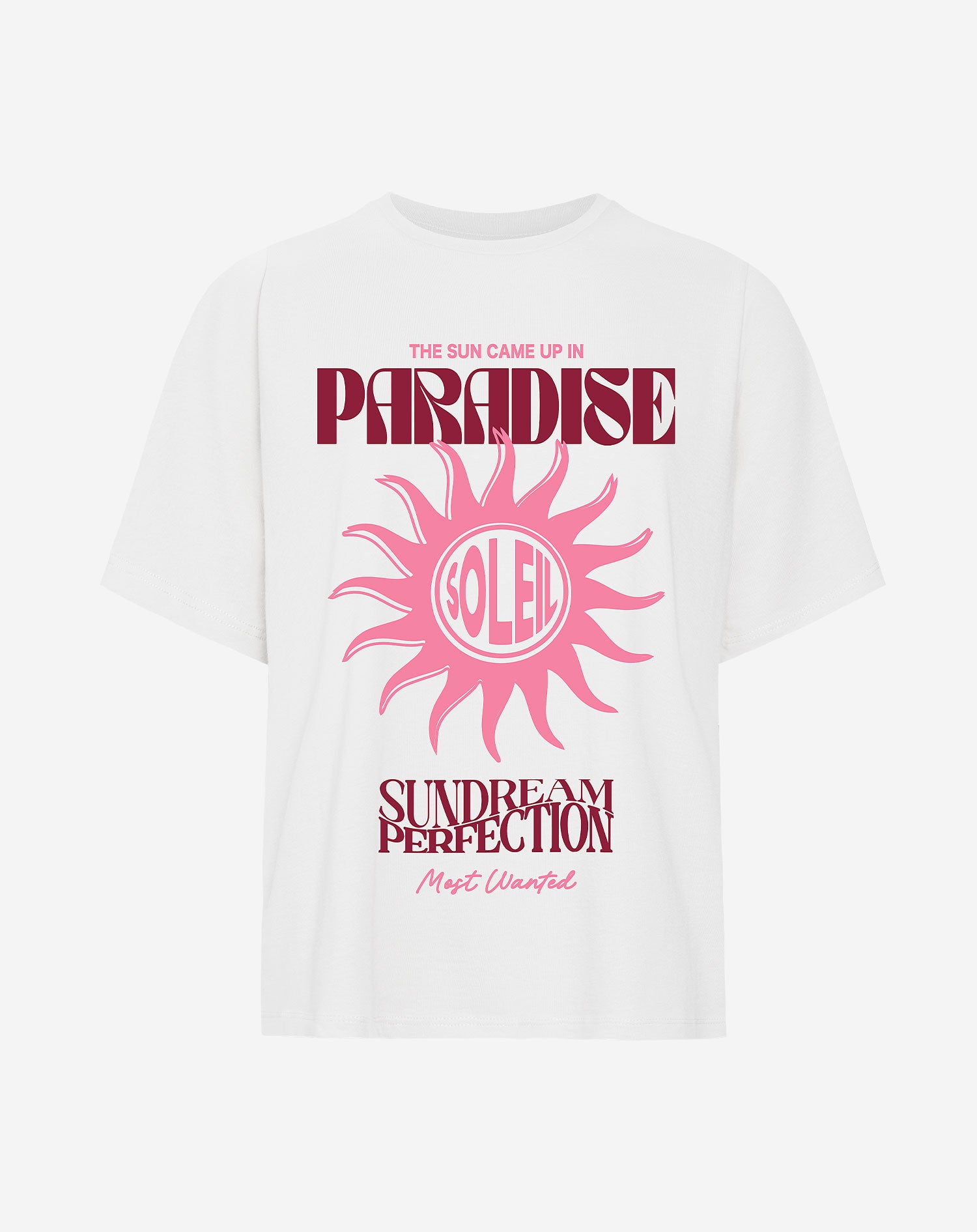 PARADISE SUNDREAM OVERSIZED TEE CREAM