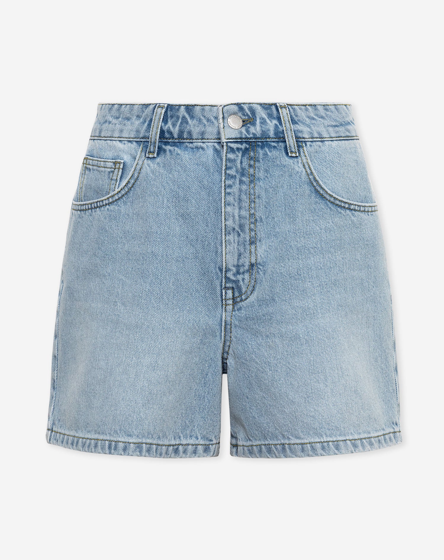 MOM DENIM SHORT LIGHT BLUE