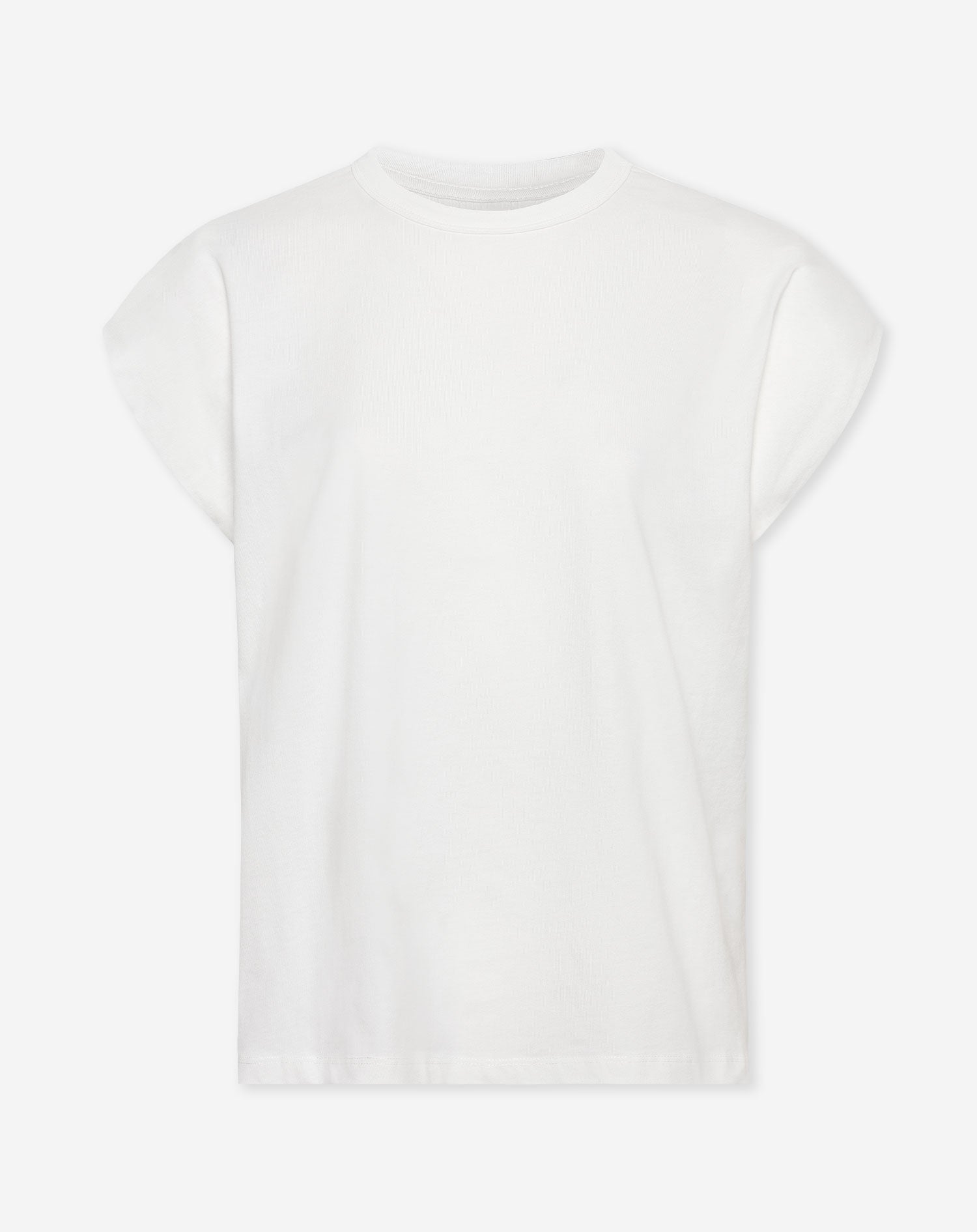 PADDED TEE CREAM