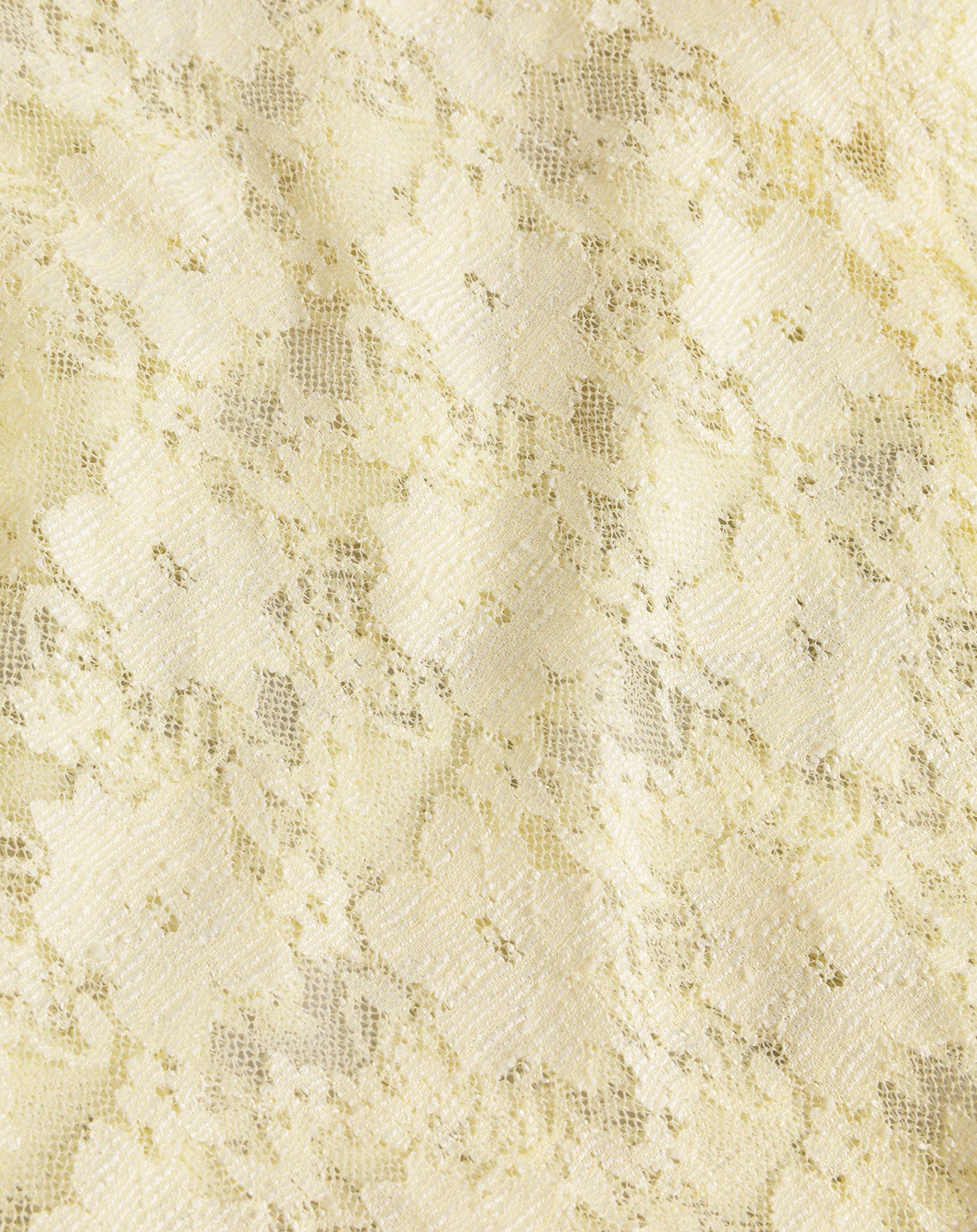 SUNDREAM LACE SLEEVE TEE BUTTER YELLOW