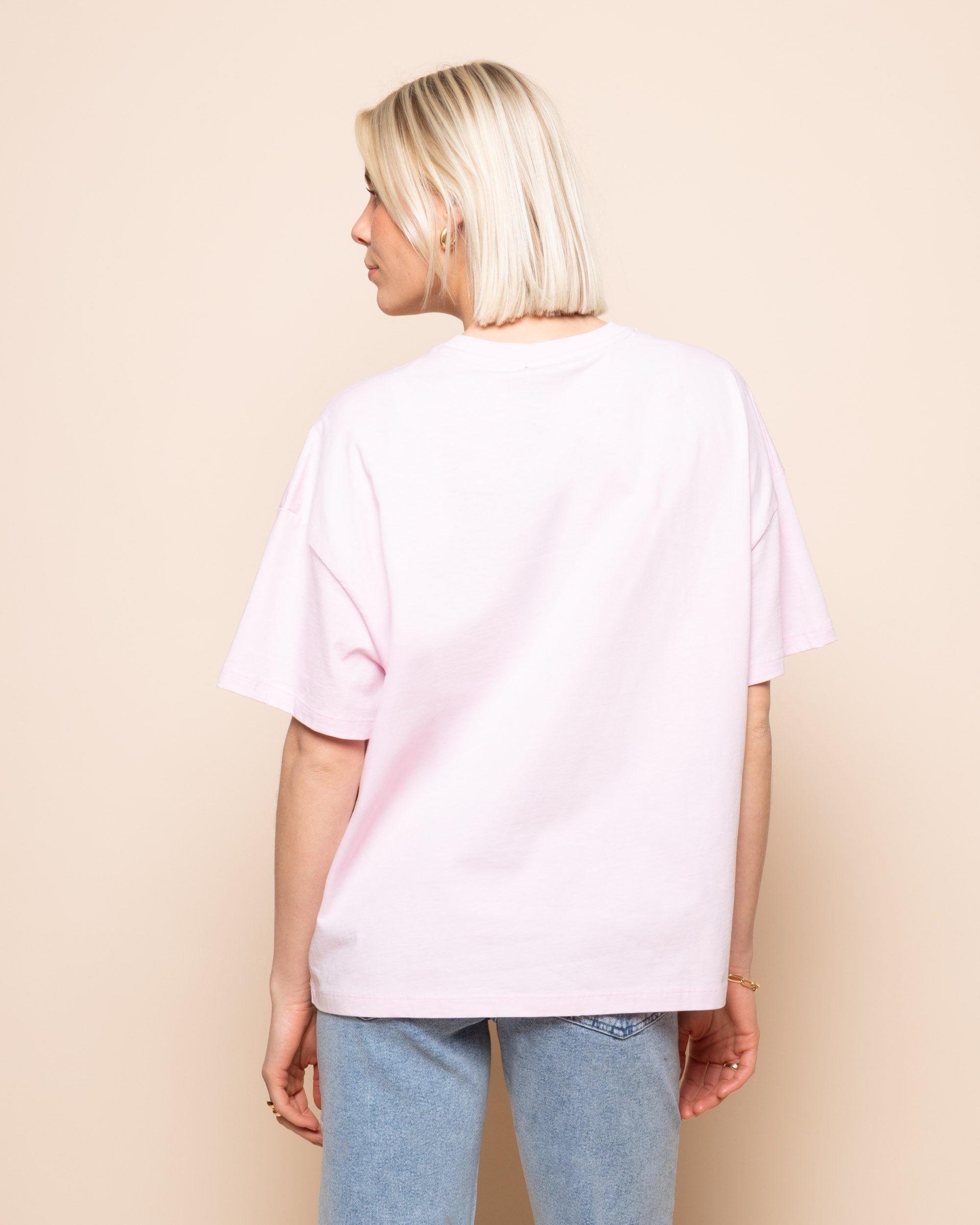 HOT LOVE OVERSIZED TEE PINK