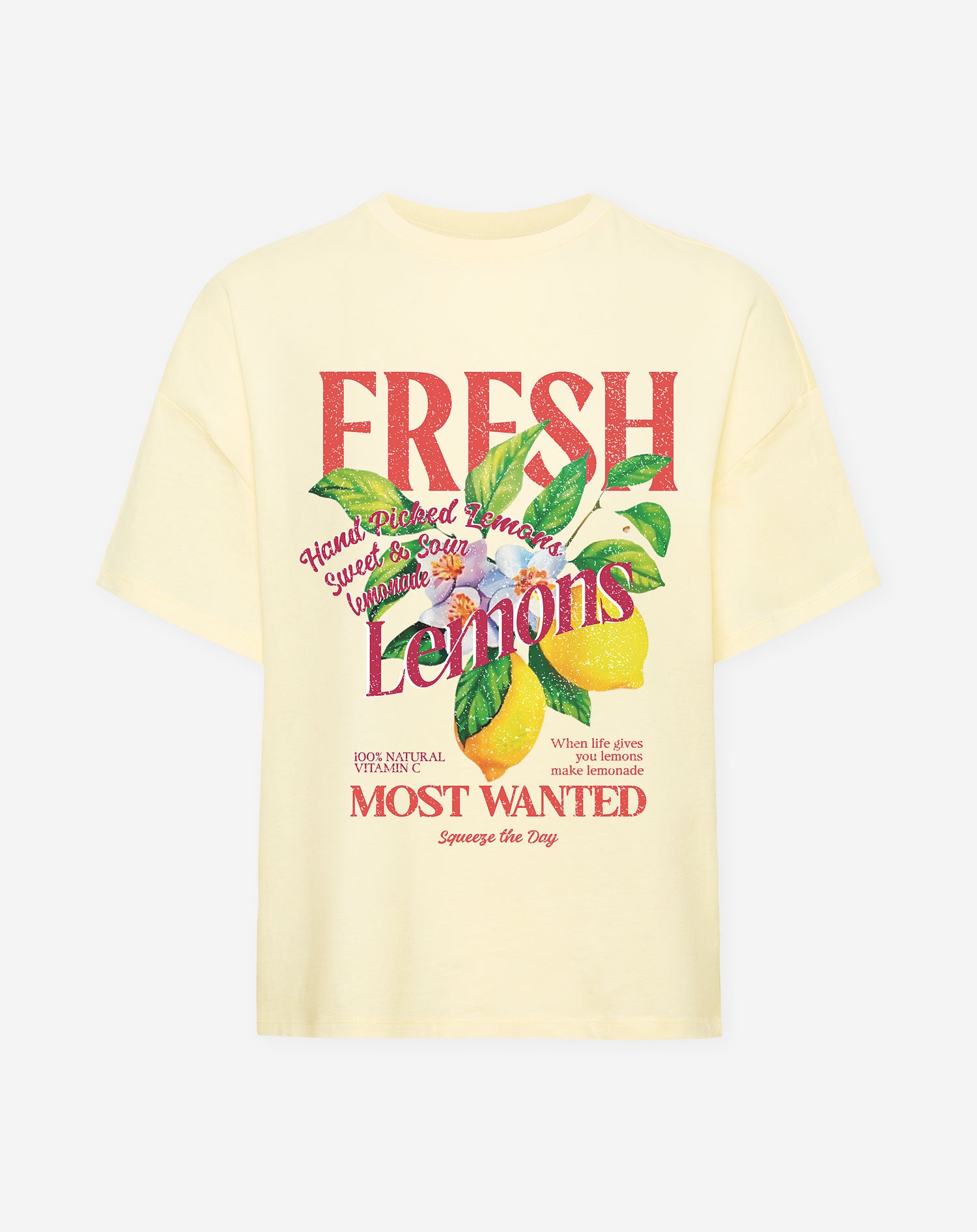 LEMONS OVERSIZED TEE BOTERGEEL