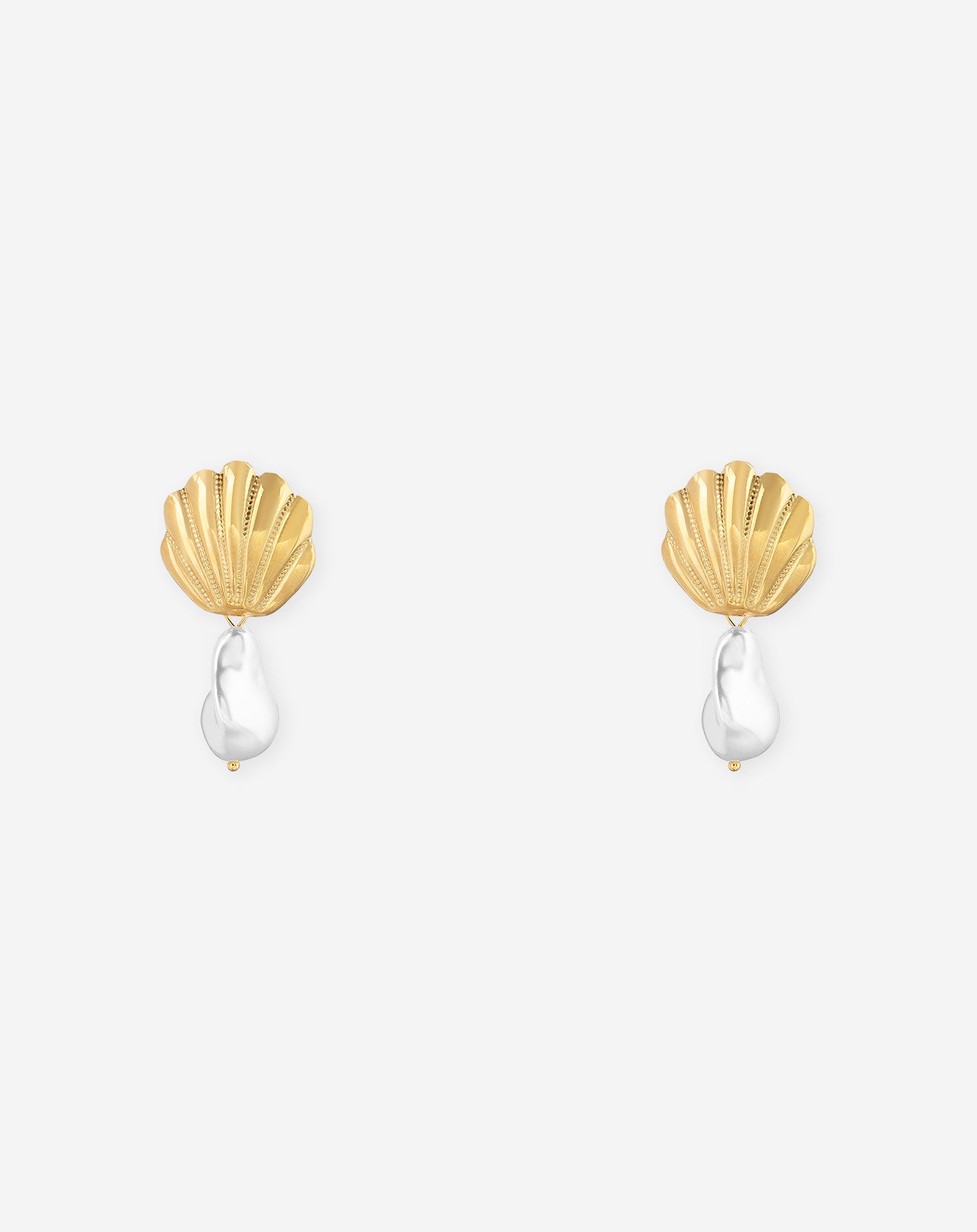 PEARL SEASHELL EARRINGS