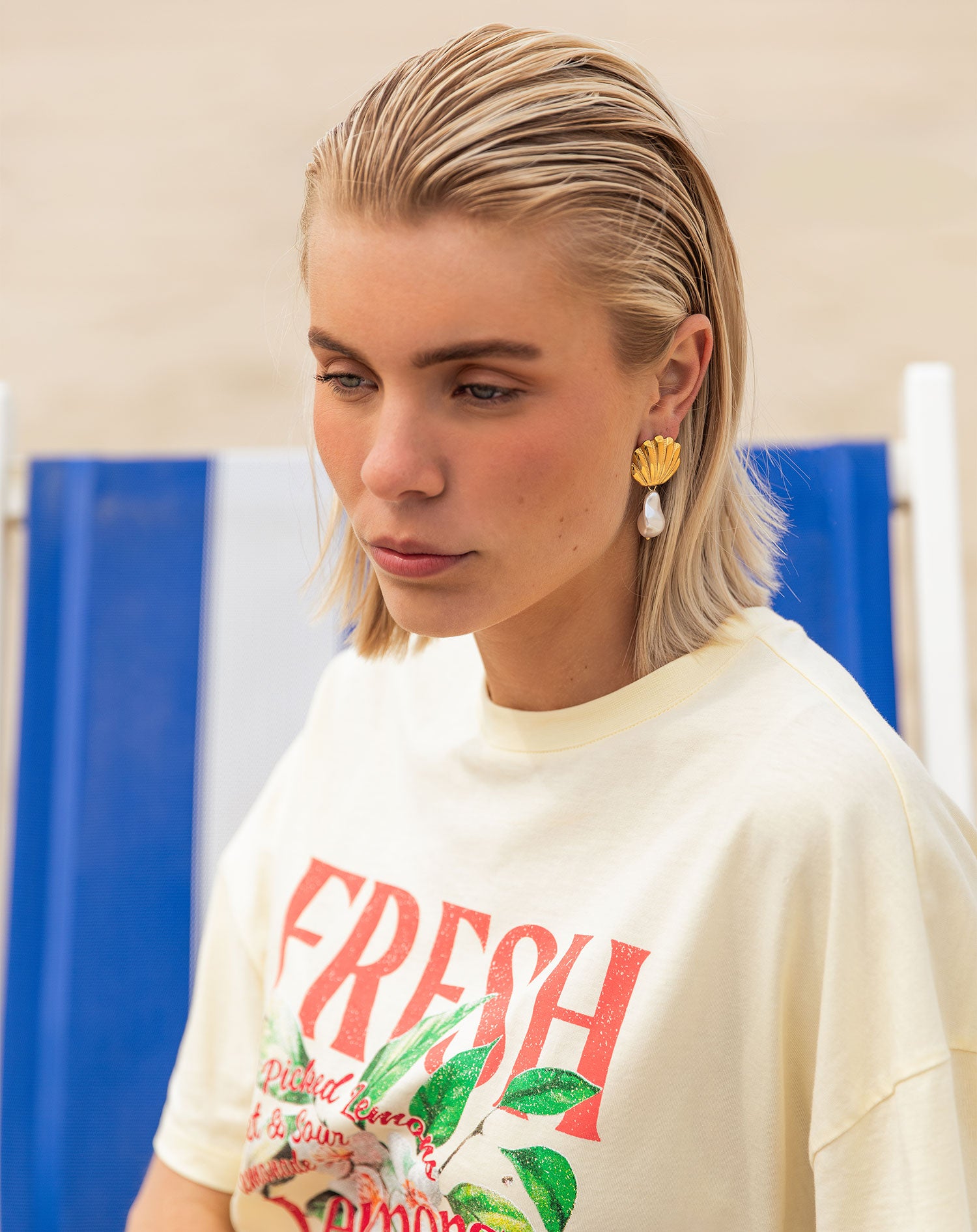 PEARL SEASHELL EARRINGS