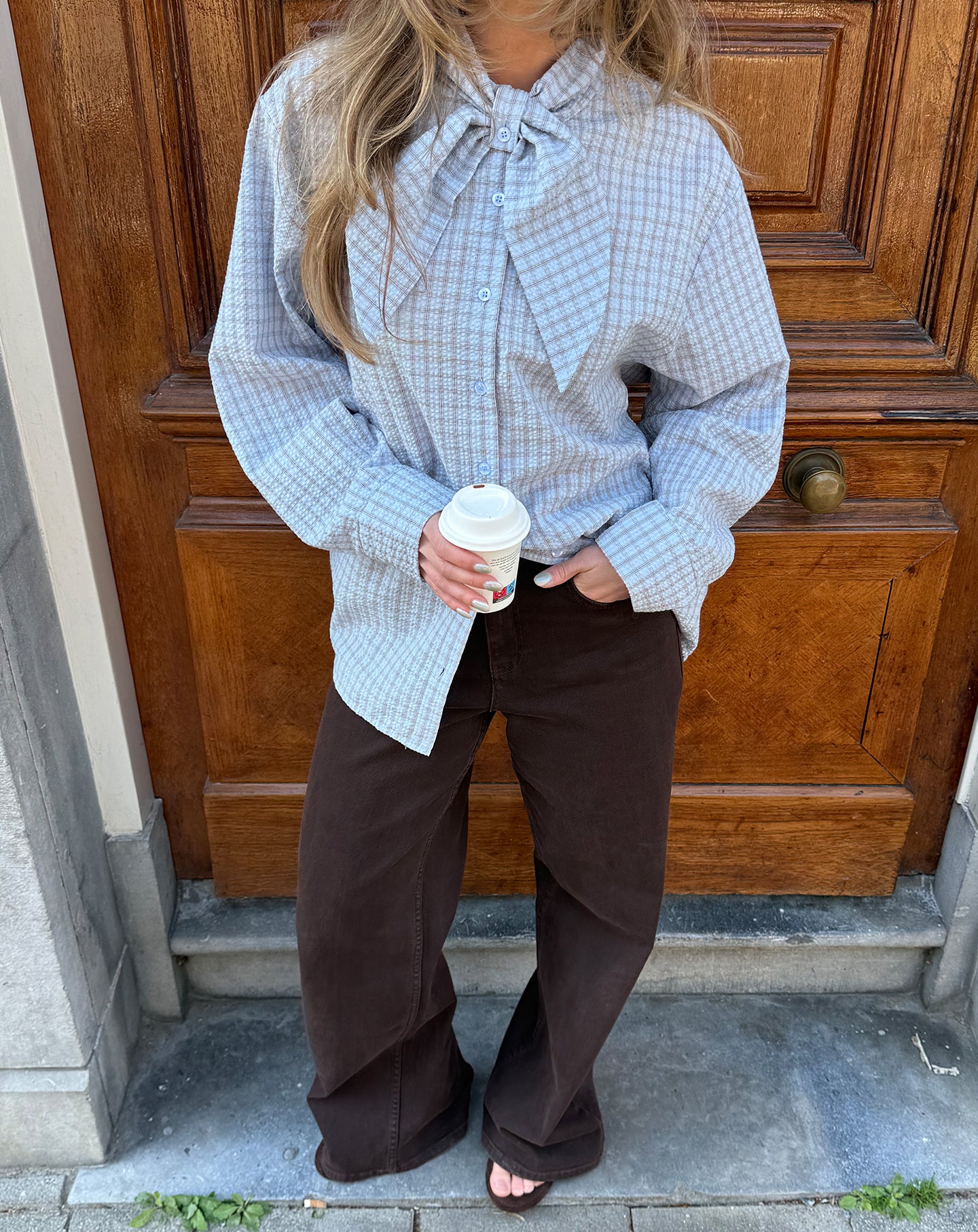 COMFORT WIDE LEG JEANS BRUIN