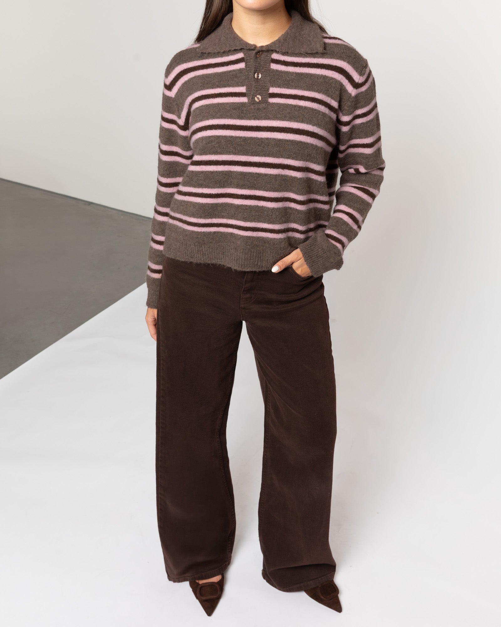 COMFORT WIDE LEG JEANS BRUIN