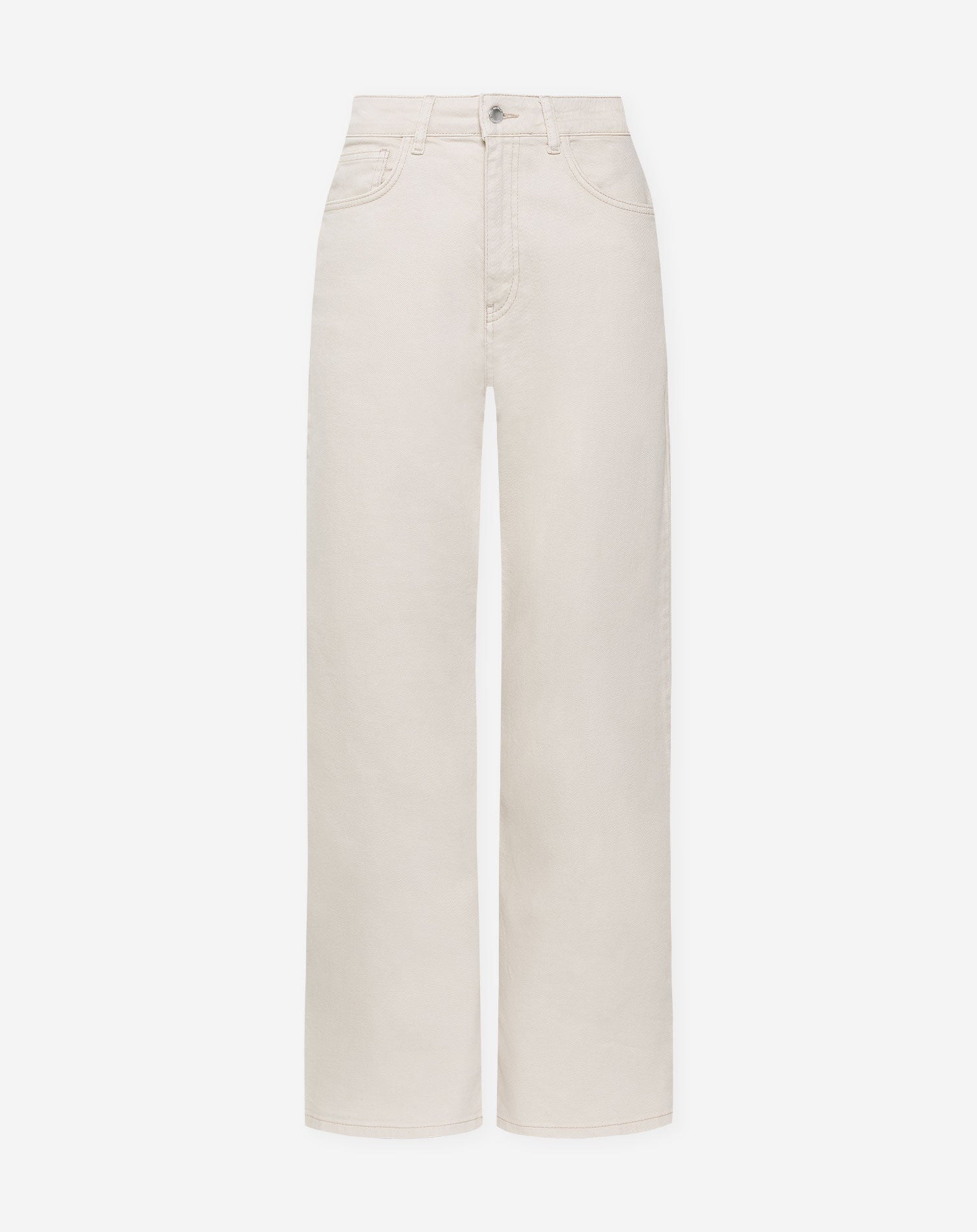 COMFORT WIDE LEG JEANS CRÈME