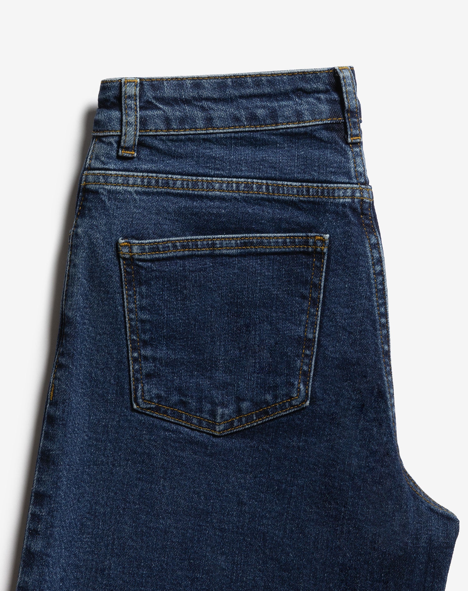 COMFORT WIDE LEG JEANS DARK BLUE