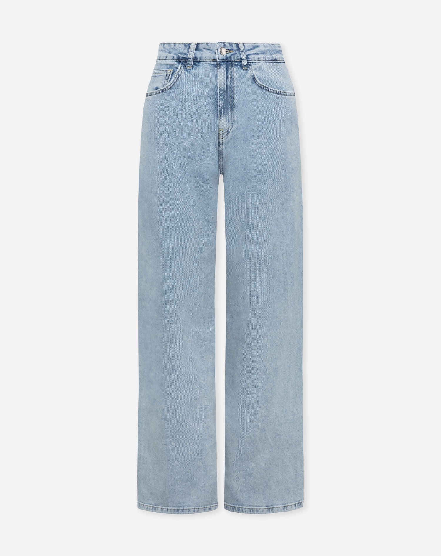 COMFORT WIDE LEG JEANS LICHTBLAUW