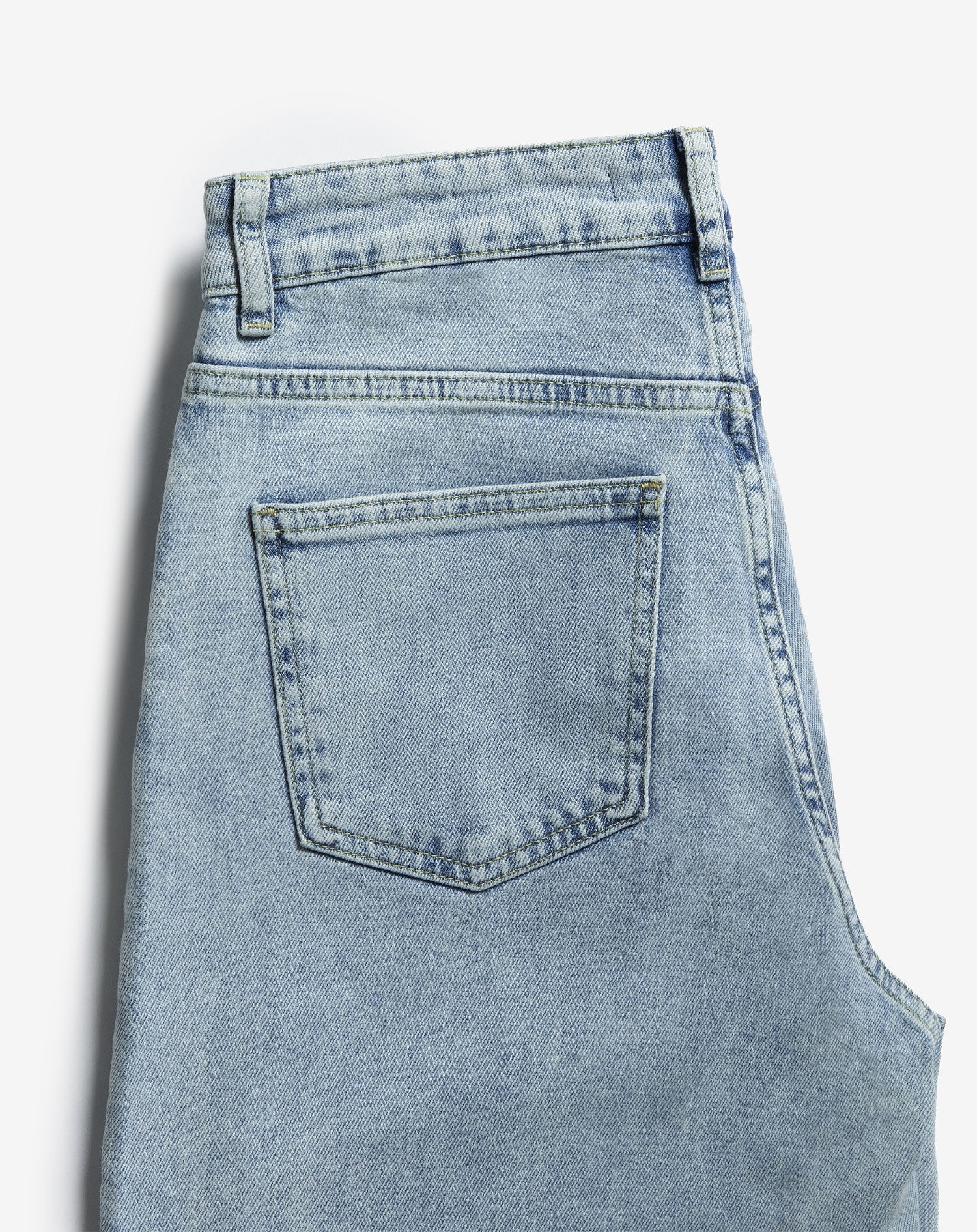 COMFORT WIDE LEG JEANS LICHTBLAUW