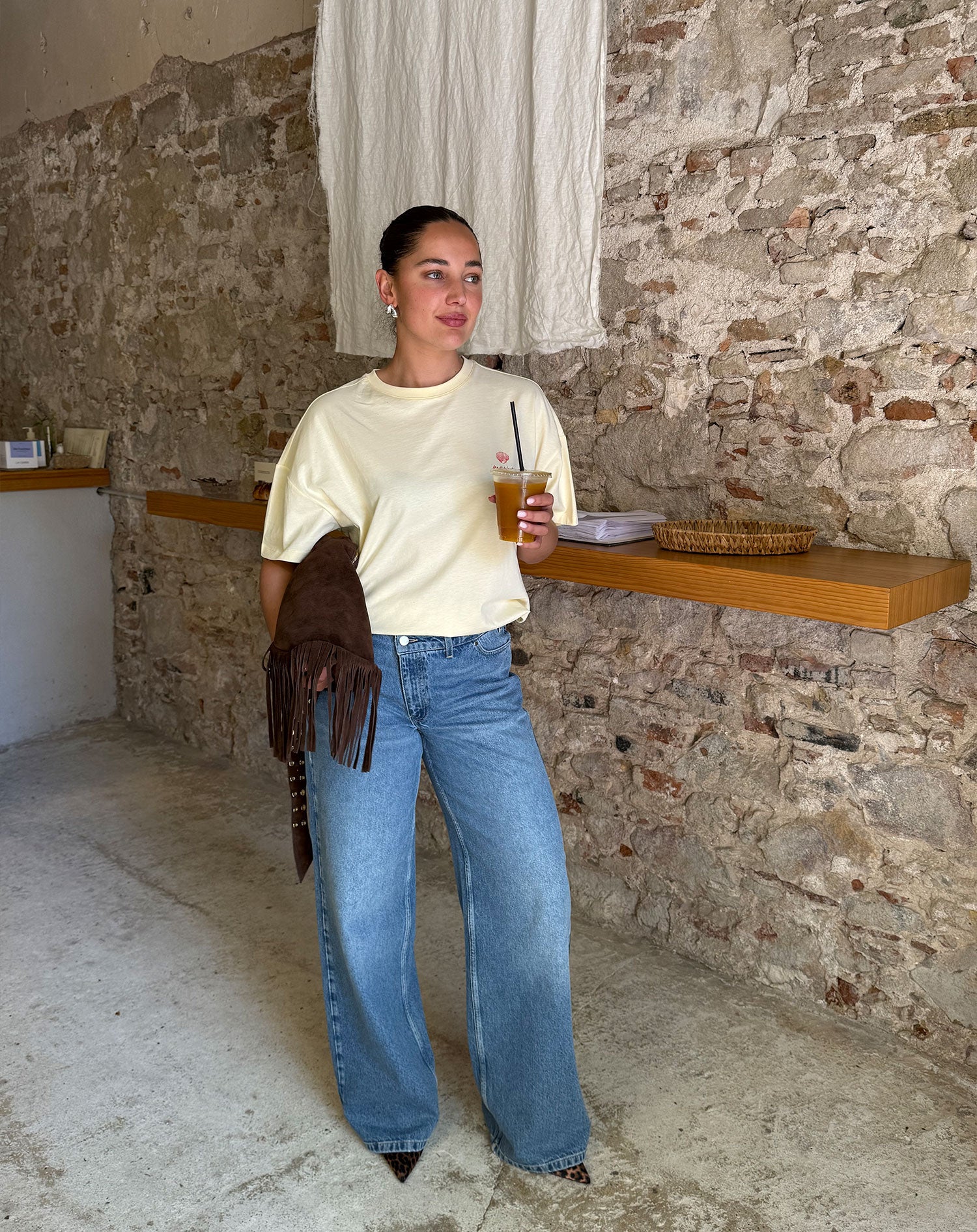 MERMAID OVERSIZED TEE BUTTER YELLOW