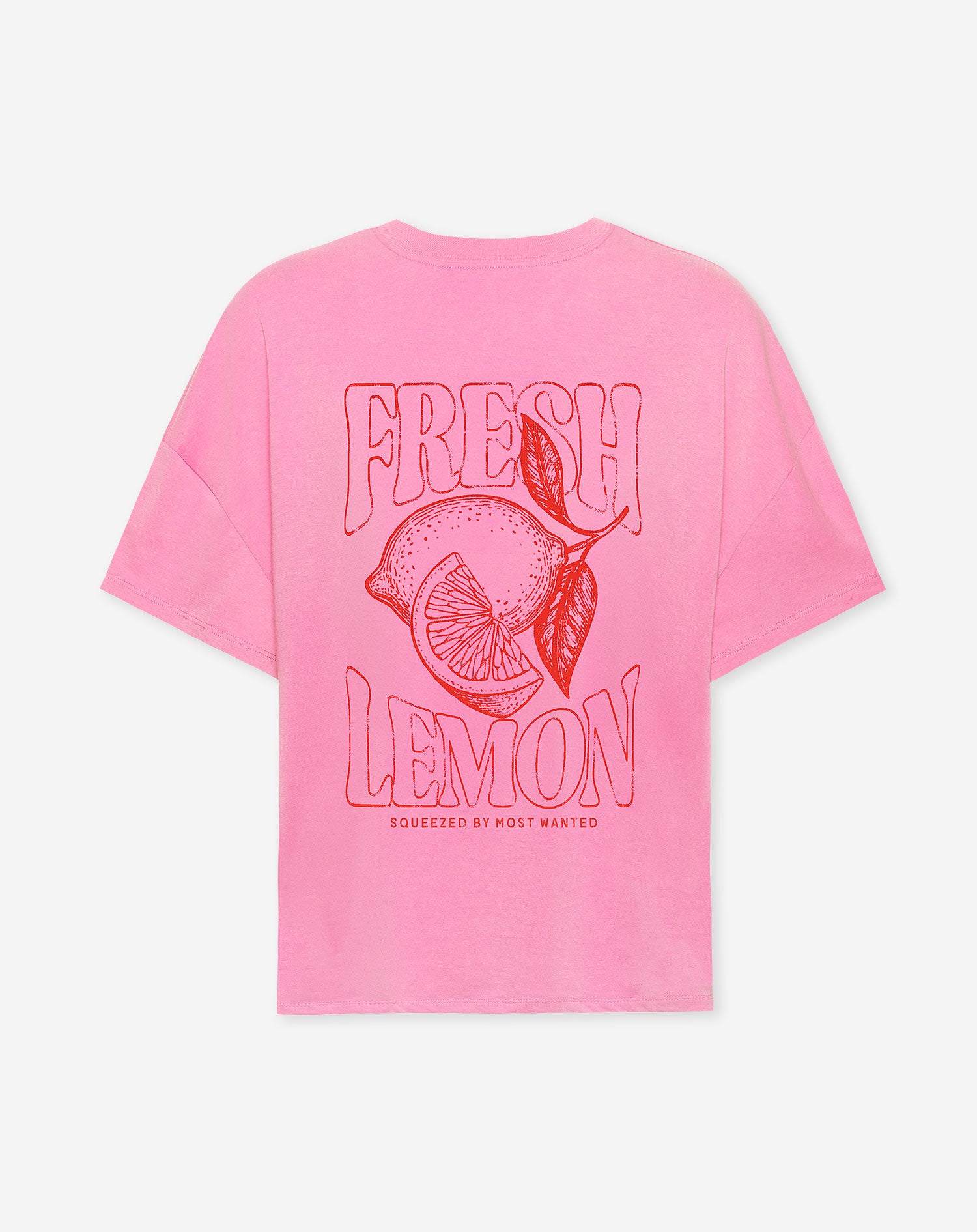 FRESH LEMON OVERSIZED TEE ROZE