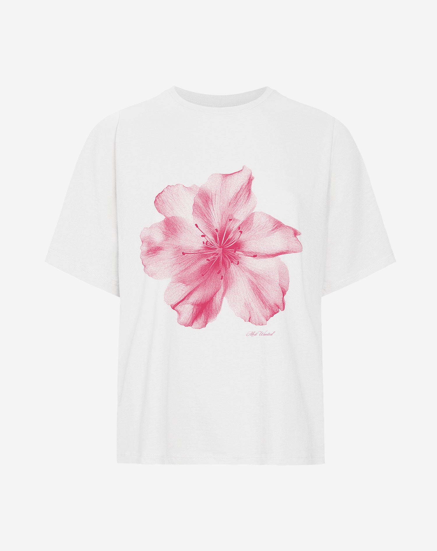 FLOWER OVERSIZED TEE CREAM