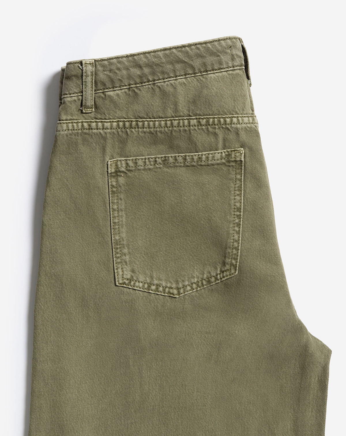 LOTTE BAGGY JEANS DONKER OLIJFGROEN