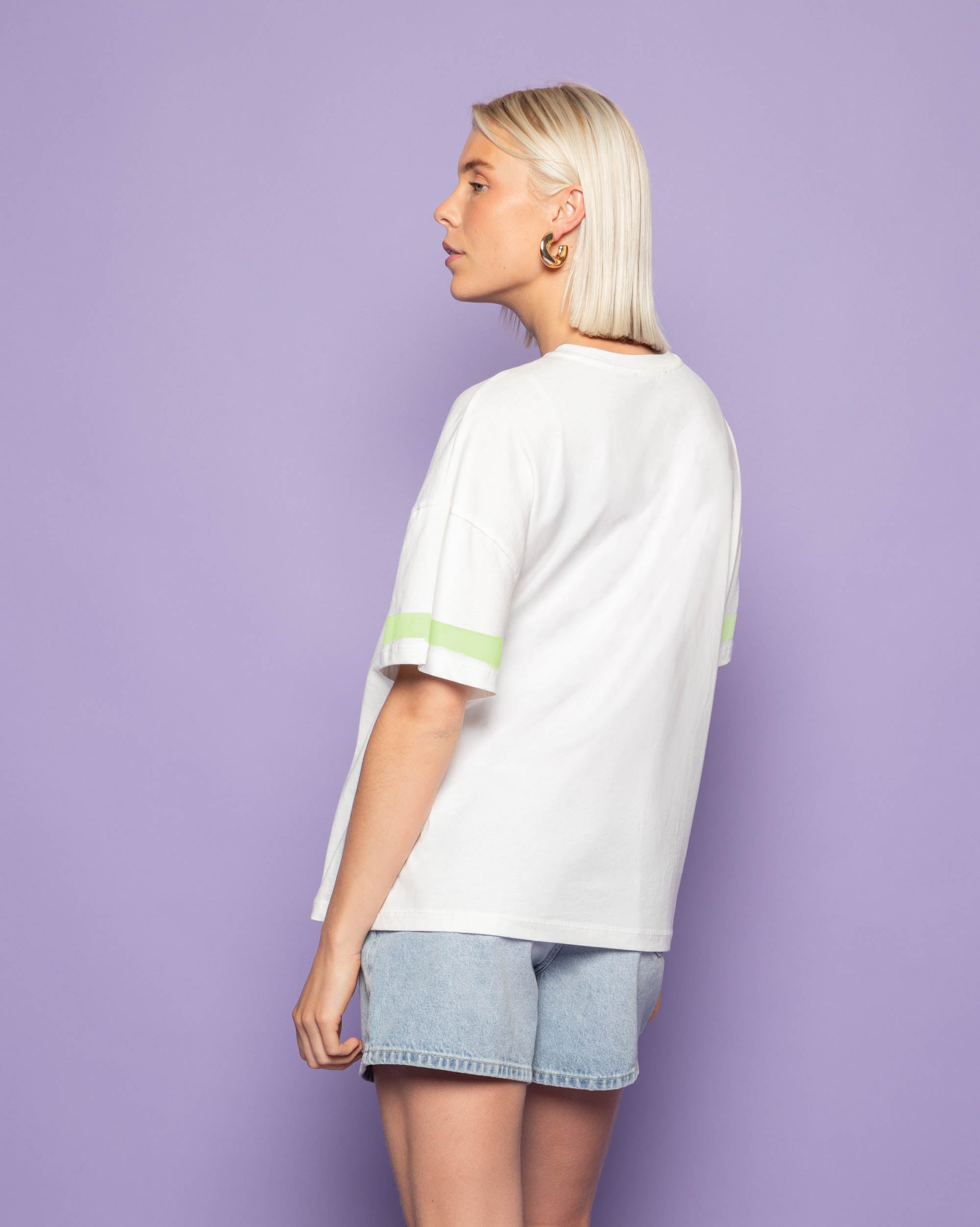 COCONUT LOVE OVERSIZED TEE CREAM