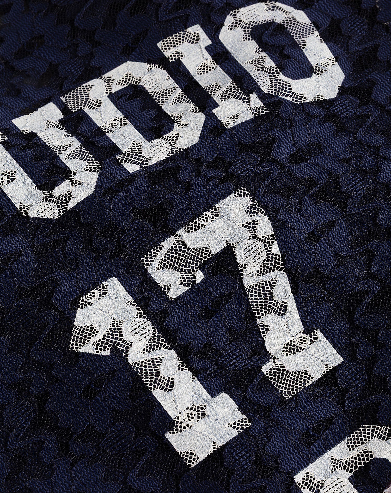 LACE STUDIO PARIS OVERSIZED TEE NAVY BLUE