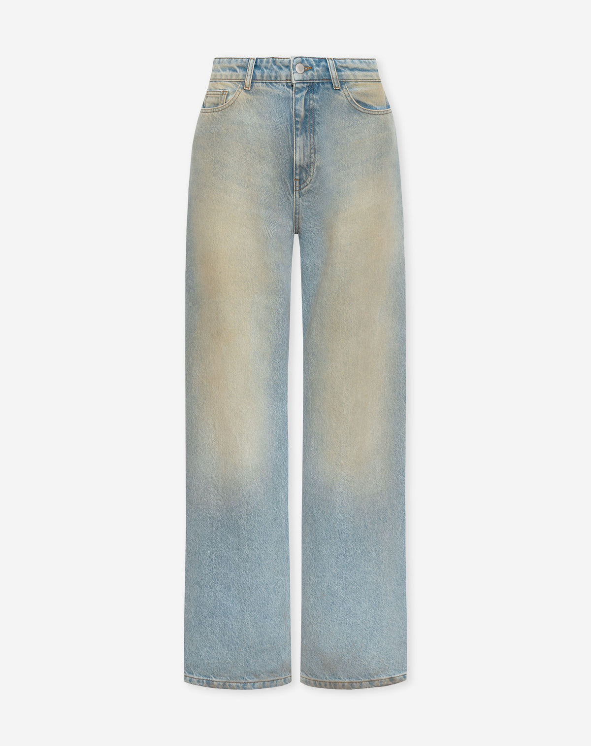 SIERRA WIDE LEG JEANS DIRTY BLAUW
