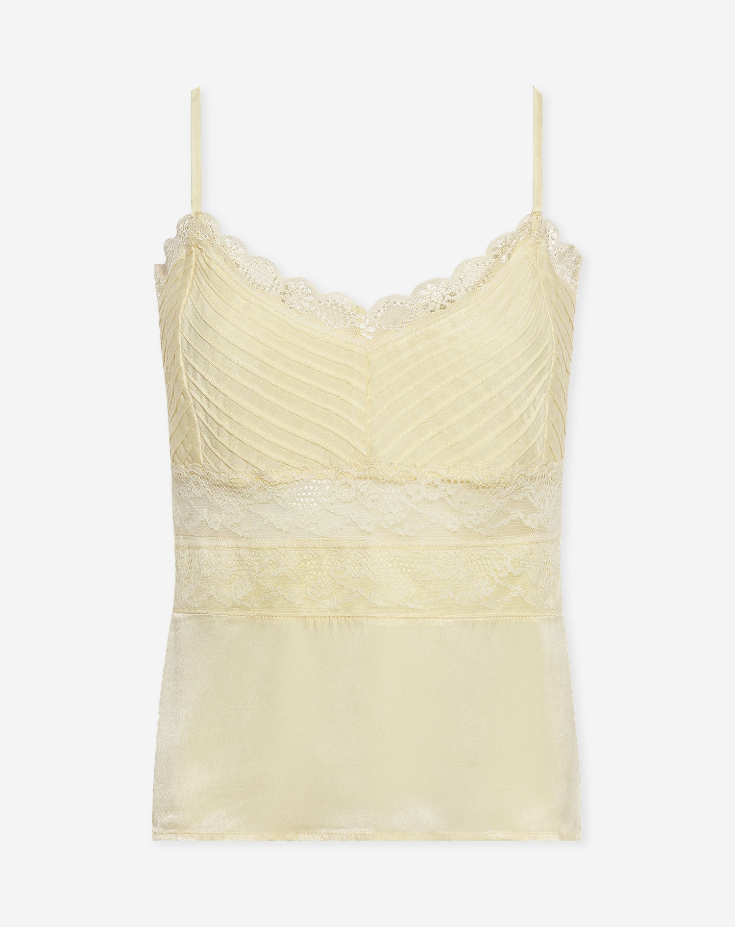 LACE PINTUCK TOP BOTERGEEL