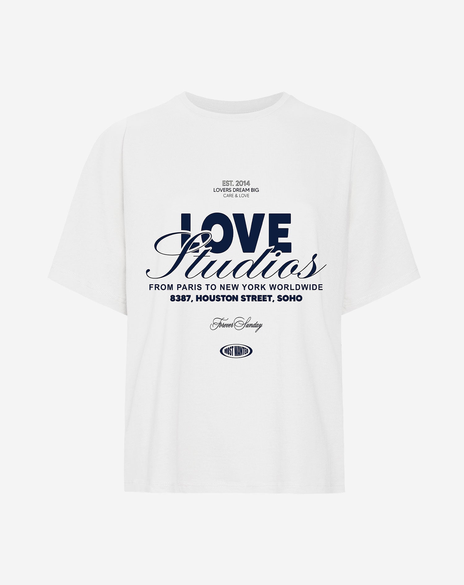 LOVE STUDIOS OVERSIZED TEE CRÈME