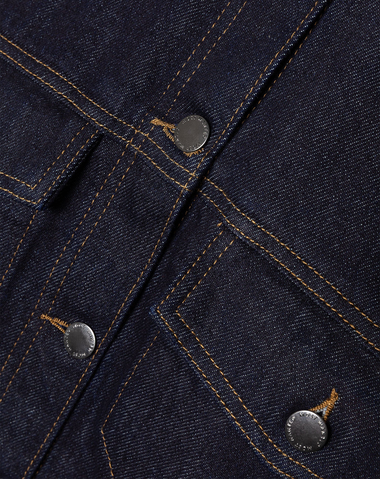 DENIM BALLOON JACKET RIGID BLUE