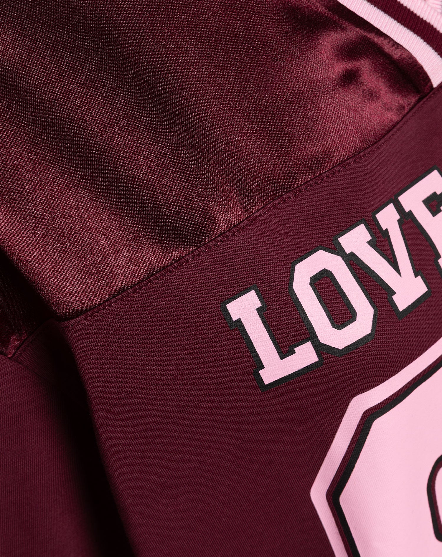 LOVE AFFAIR SPORTS TEE BURGUNDY