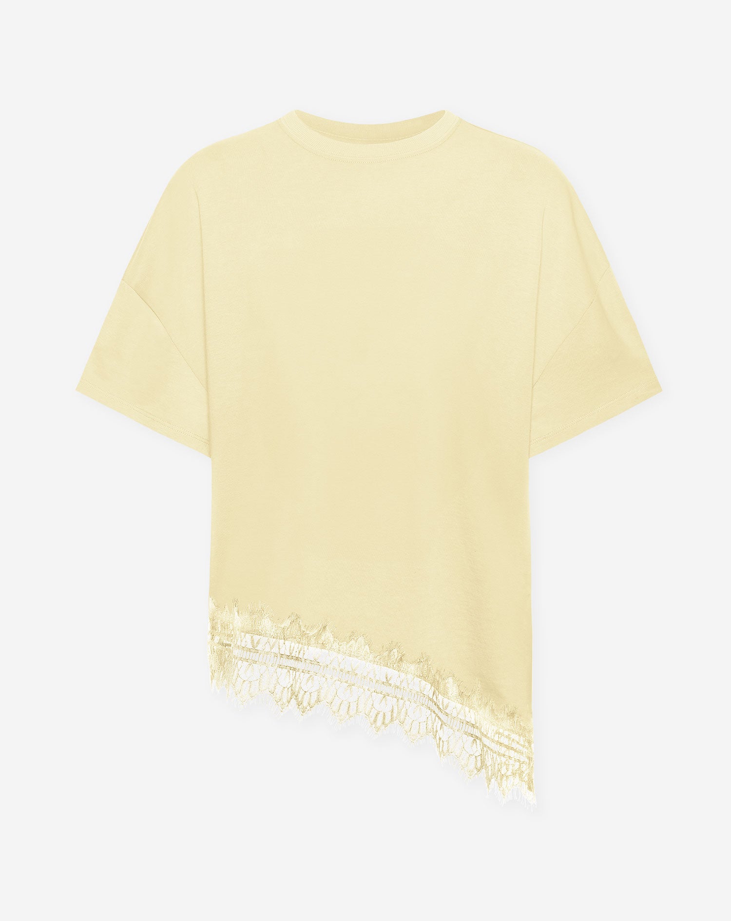 LACE BORDER OVERSIZED TEE BOTERGEEL