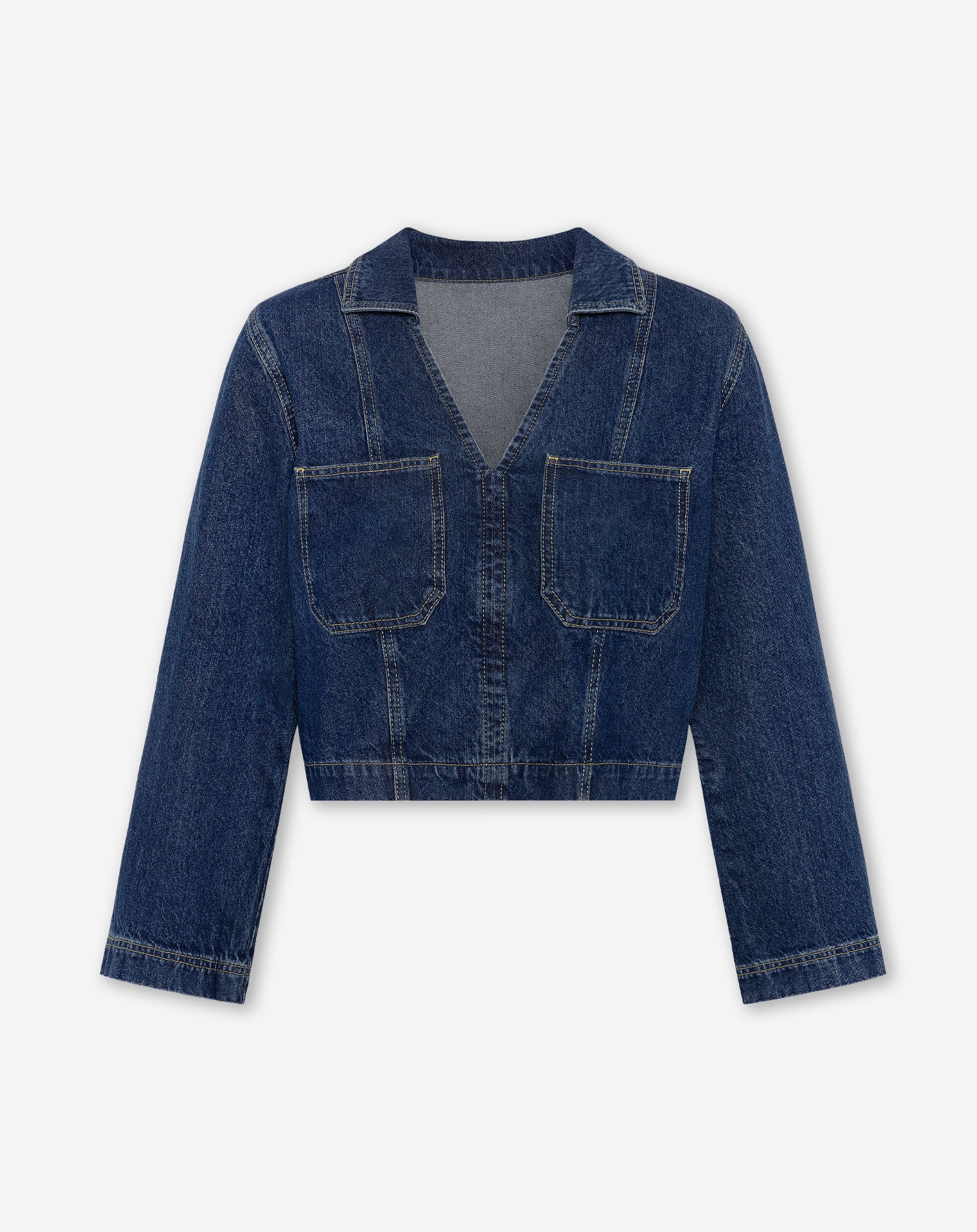 NORE LONG SLEEVE TOP DONKERBLAUW