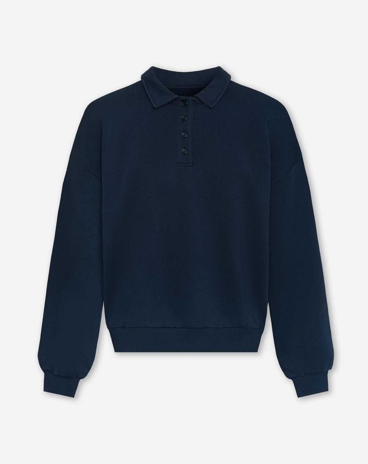 POLO SWEATER MARINEBLAUW