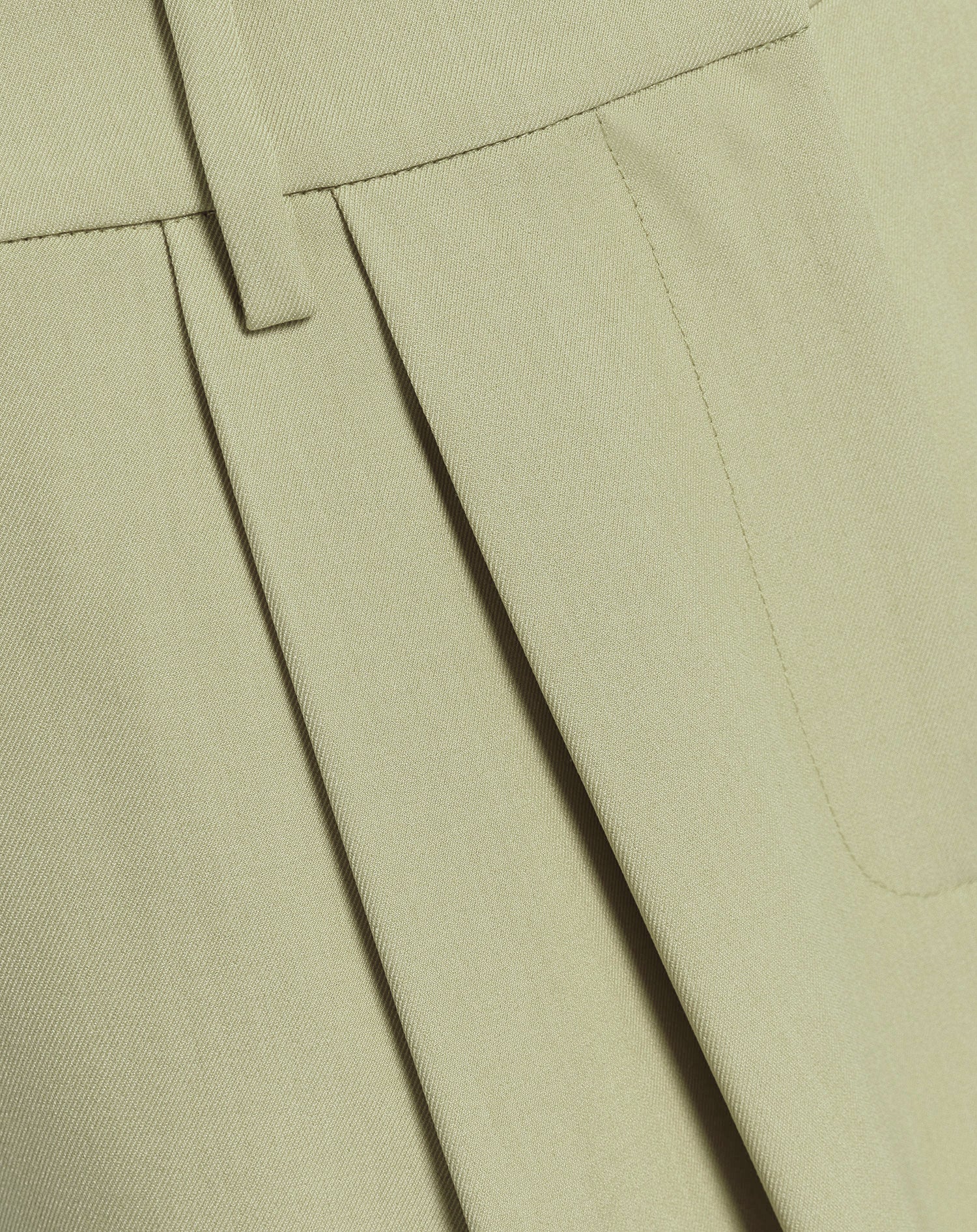 LORNA PLEATED WIDE LEG PANTALON PETITE PISTACHE