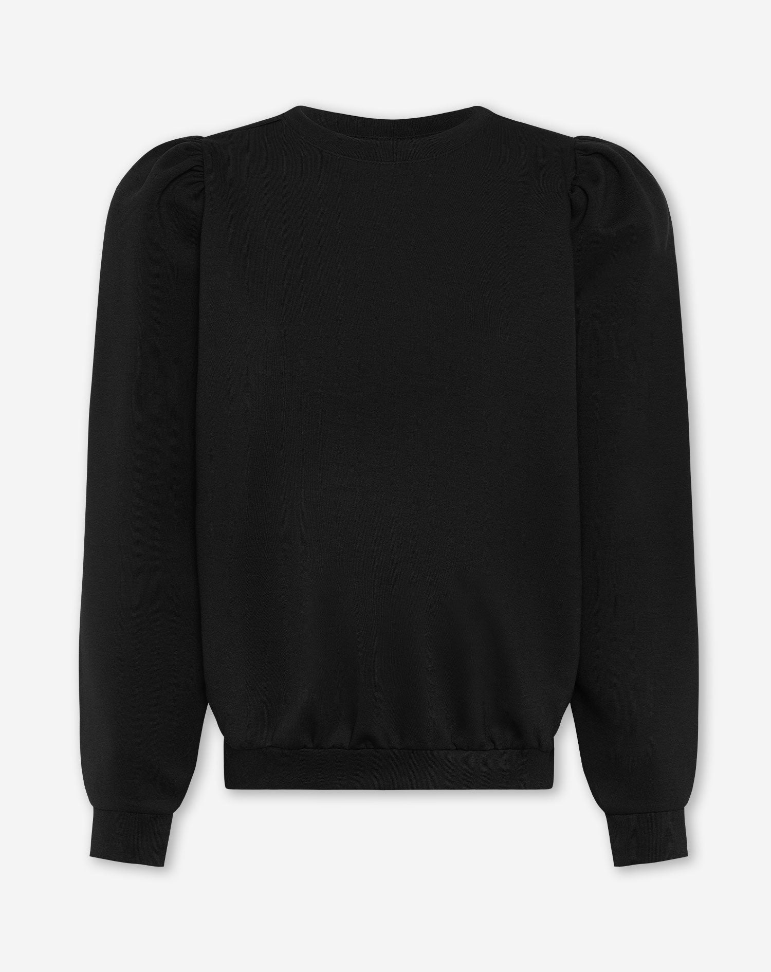 SCUBA PUFF SLEEVE SWEATER MATERNITY BLACK