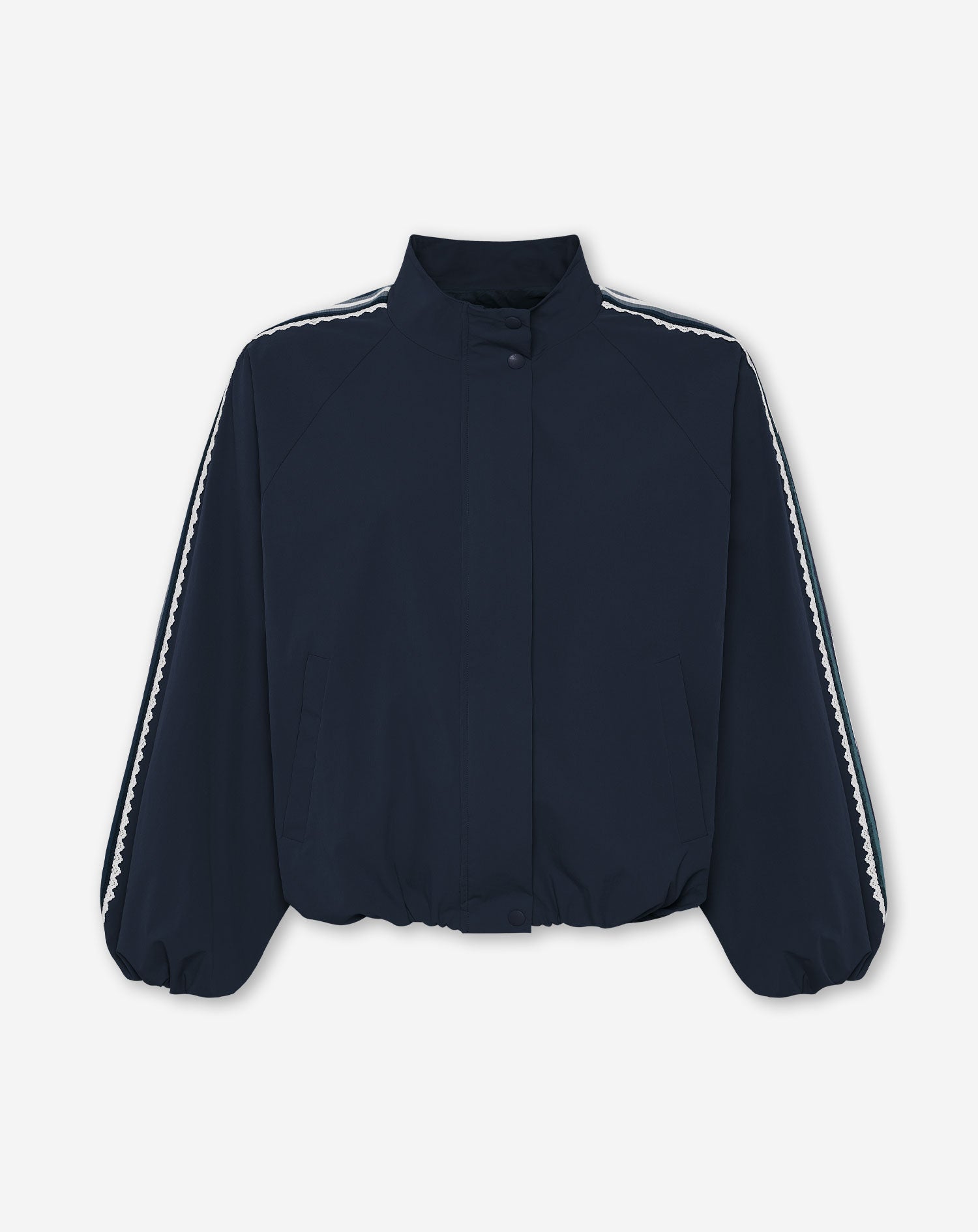 BEX TRACK JACKET DONKERBLAUW
