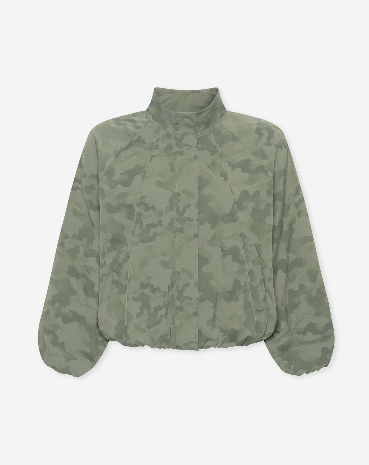 BRUNA TRACK JACKET ARMY PRINT GREEN