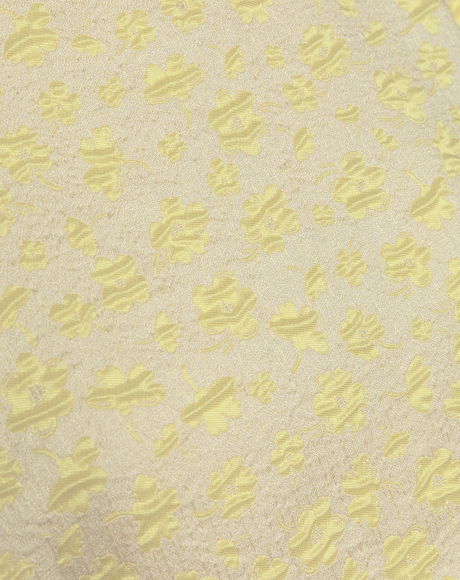 BRYCE FLOWER JACQUARD HIGH WAIST SHORTS BUTTER YELLOW