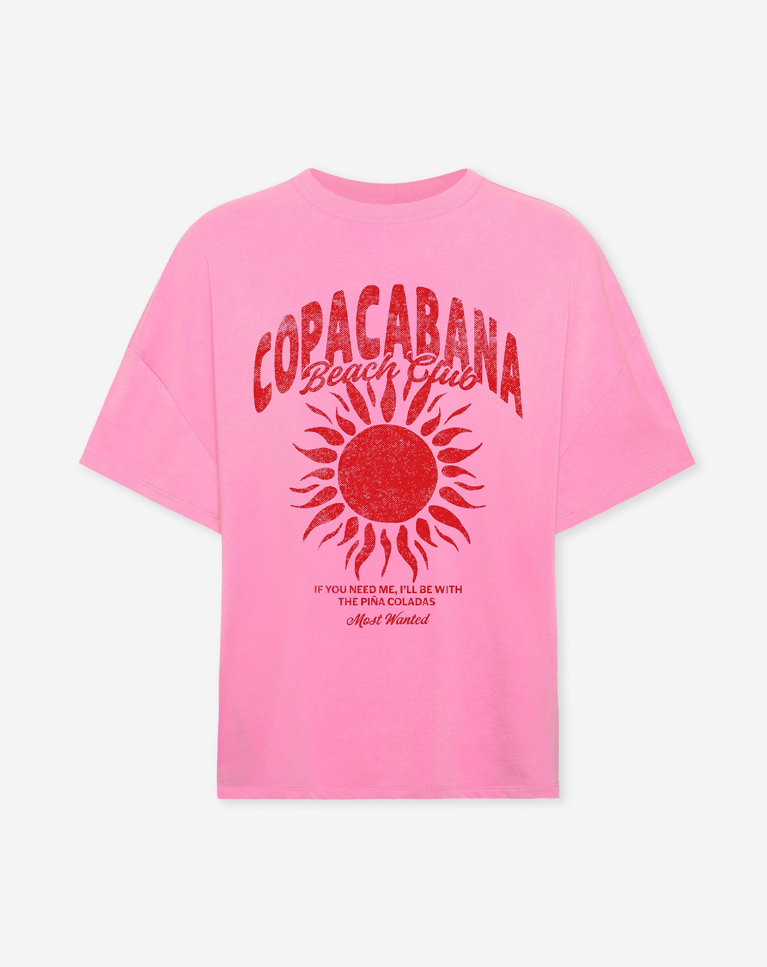COPACABANA OVERSIZED TEE ROZE