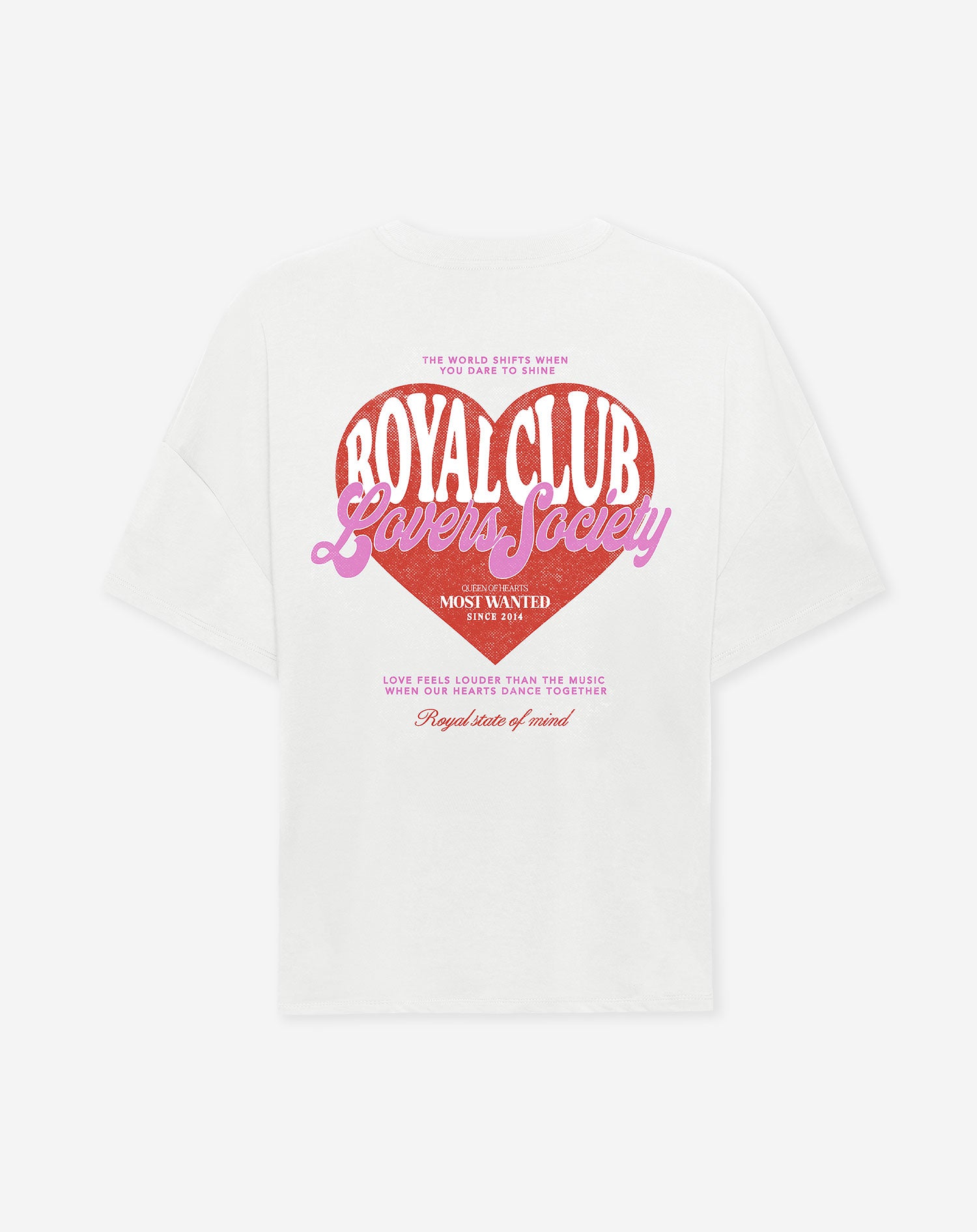 LOVERS SOCIETY OVERSIZED TEE CRÈME