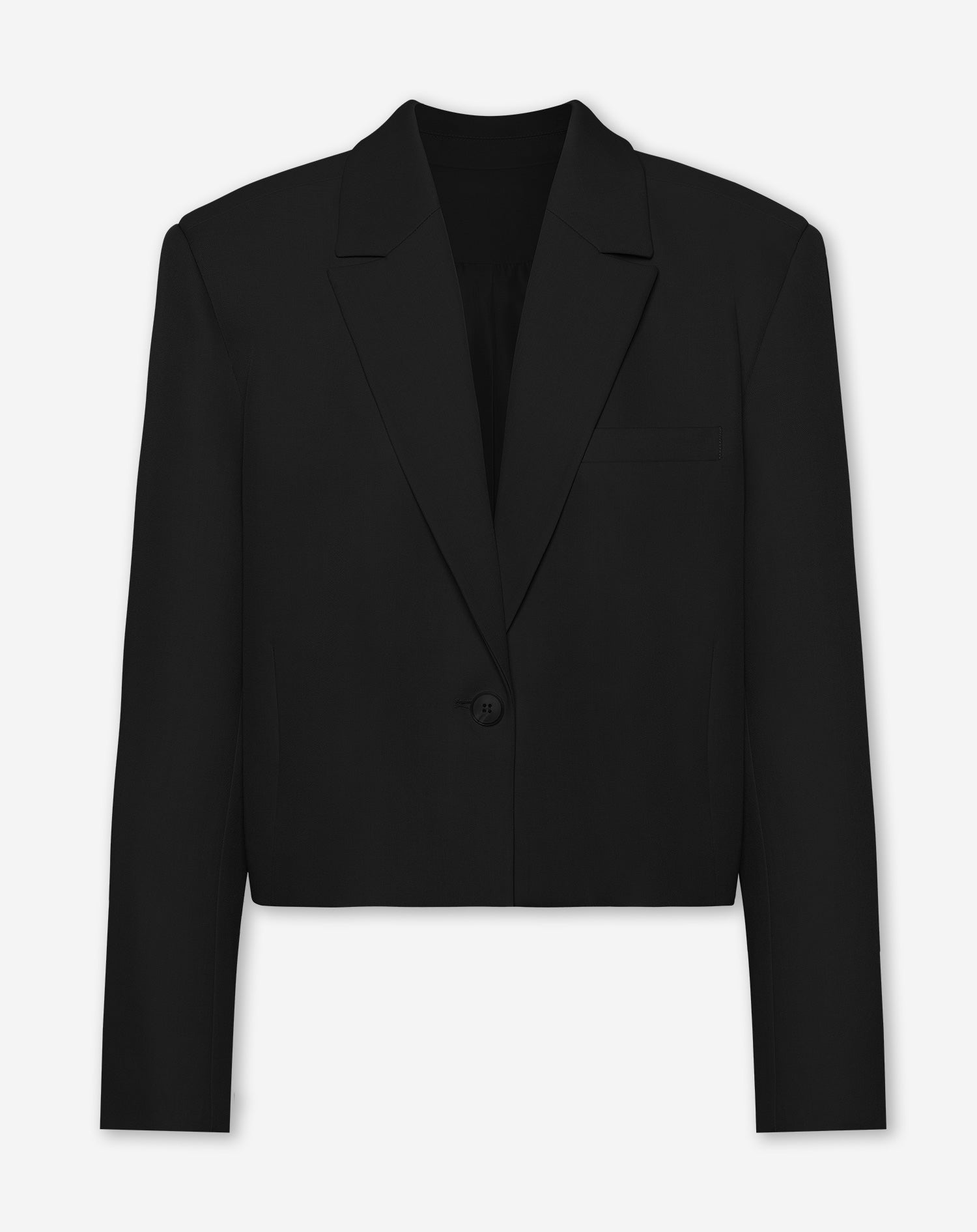 LORNA CROPPED BLAZER ZWART
