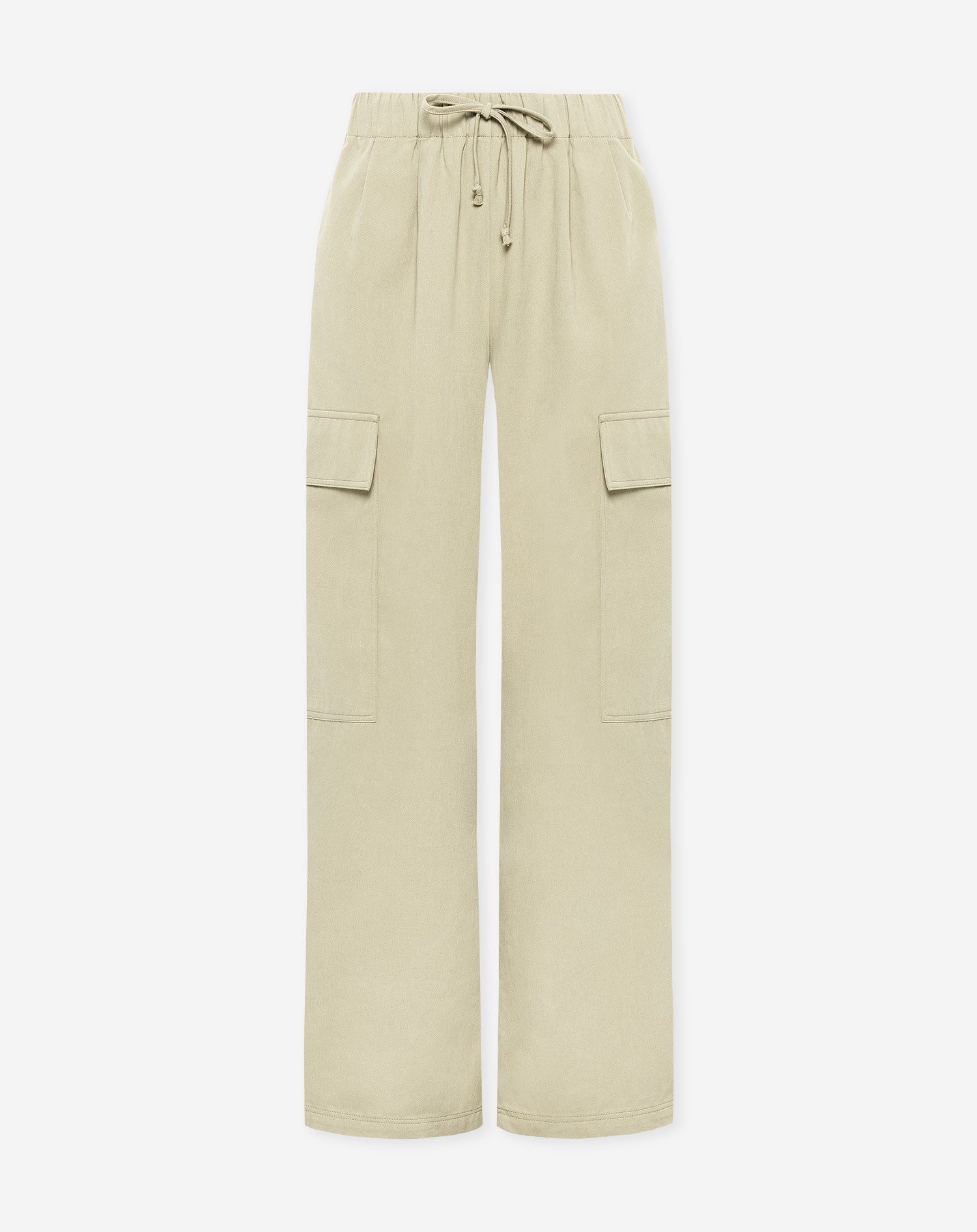 GIA WIDE LEG CARGO PANTS BEIGE
