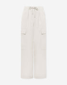GIA WIDE LEG CARGO PANTS CRÈME