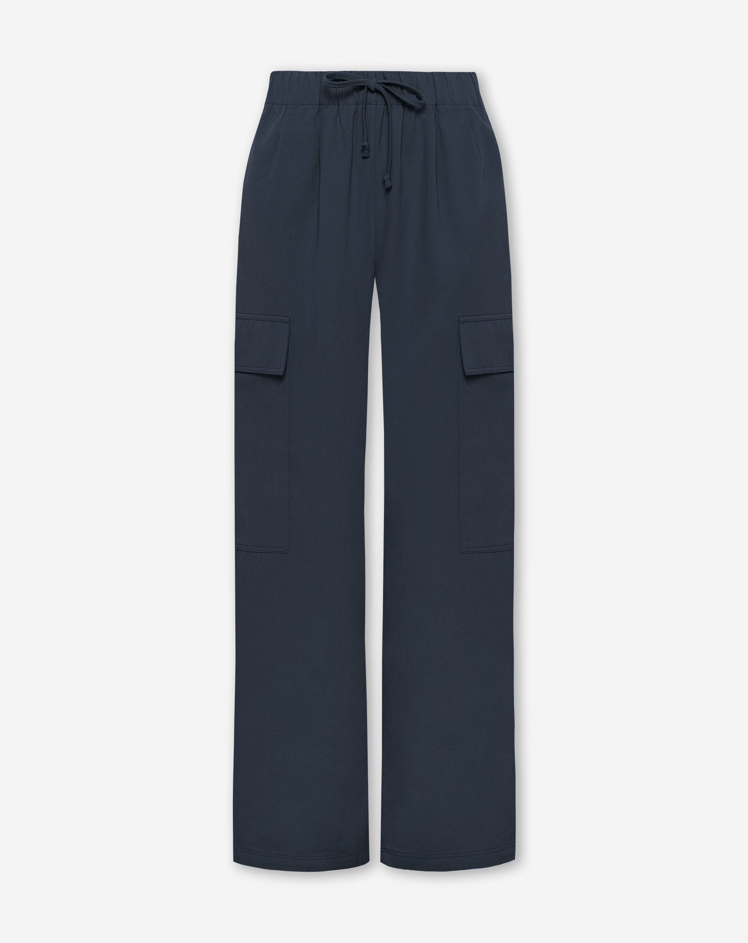 GIA WIDE LEG CARGO PANTS MARINEBLAUW