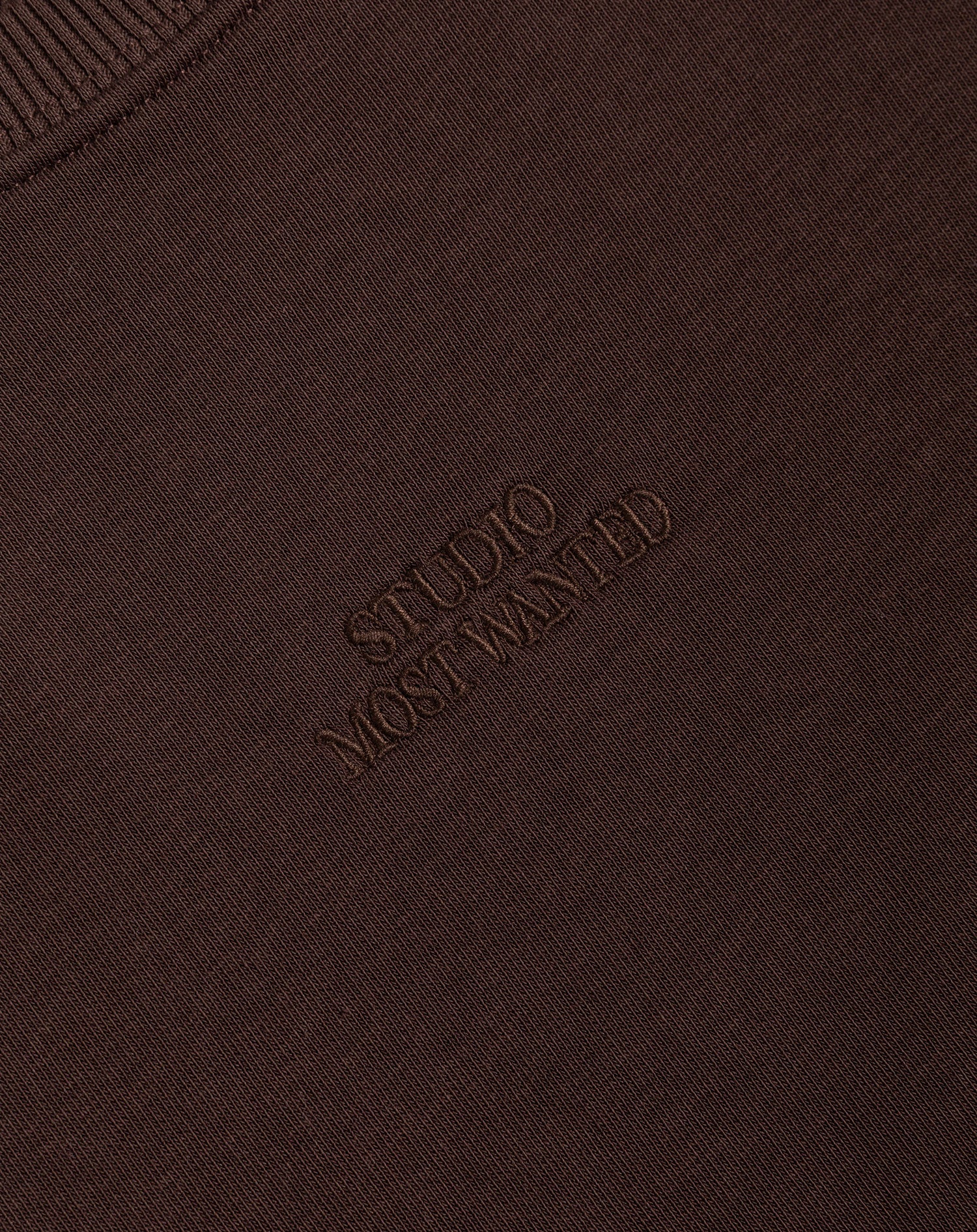 MACE RAGLAN SHORT SLEEVE SWEAT TOP ACID BROWN