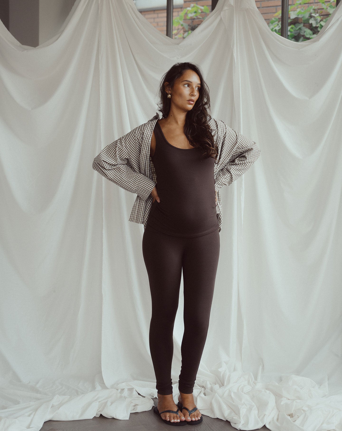 BASIC LEGGING MATERNITY DONKERBRUIN