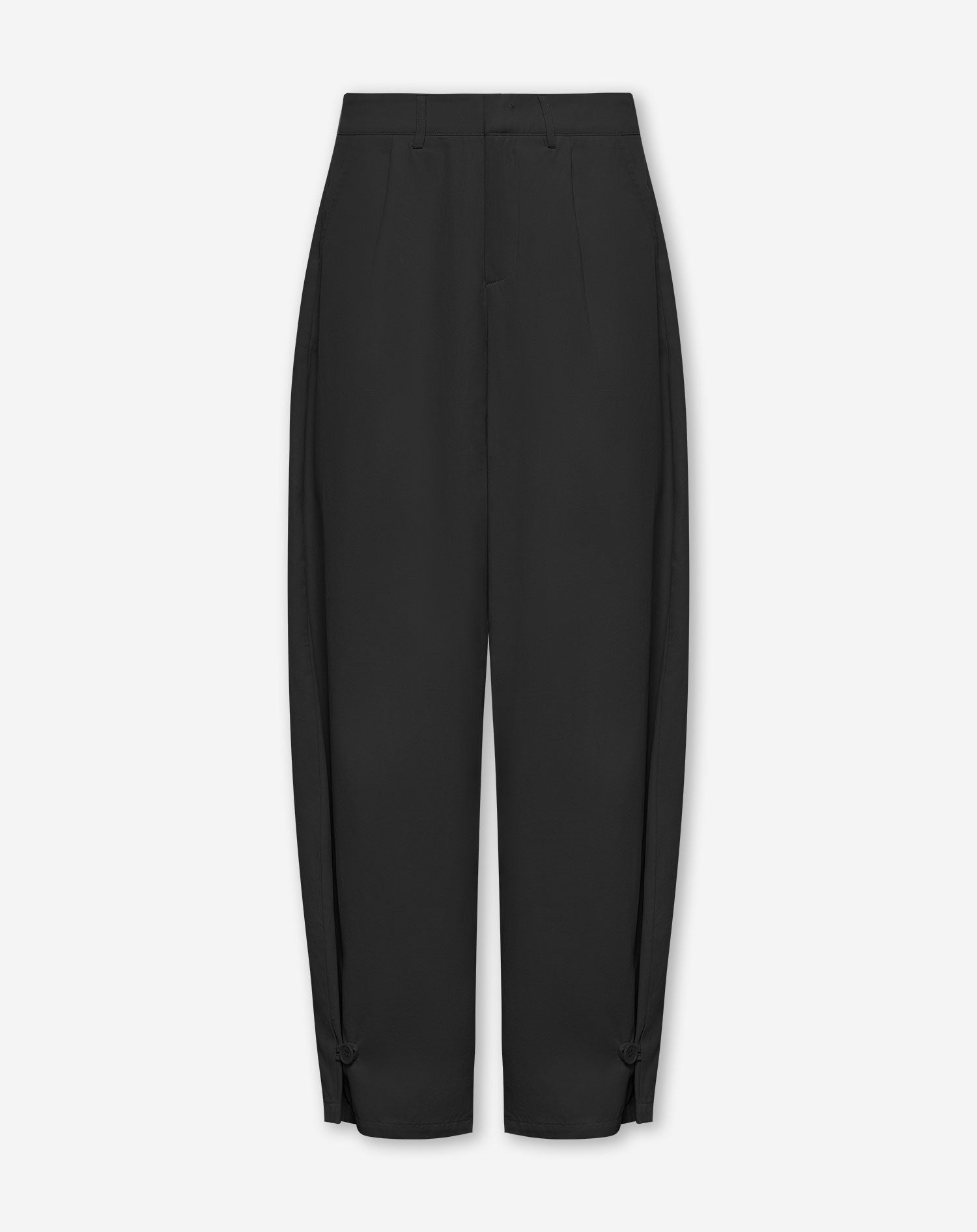 GIA TWISTED LEG PANTS ZWART