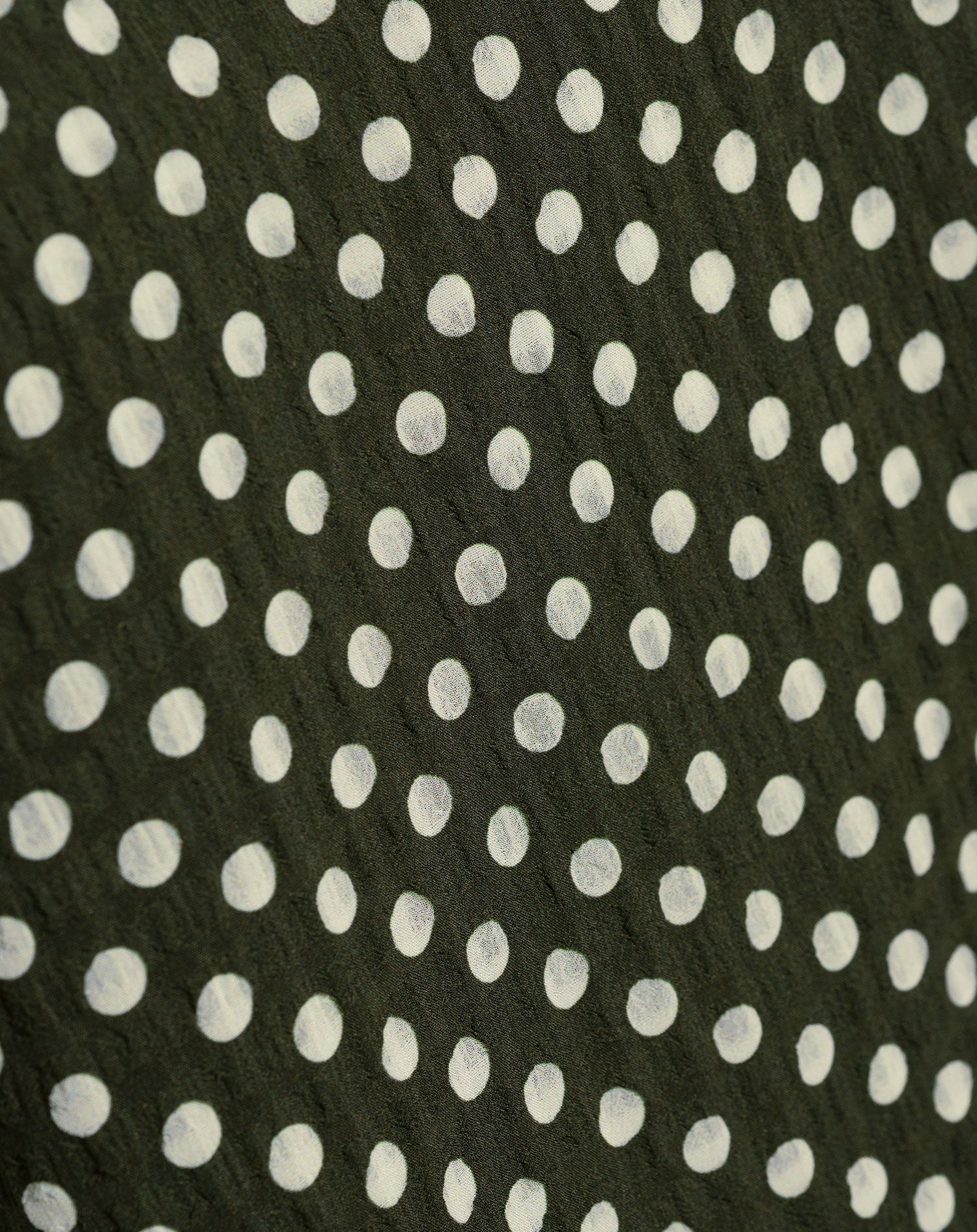 CODY A-SYMMETRIC HALTER TOP DOT LEGERGROEN