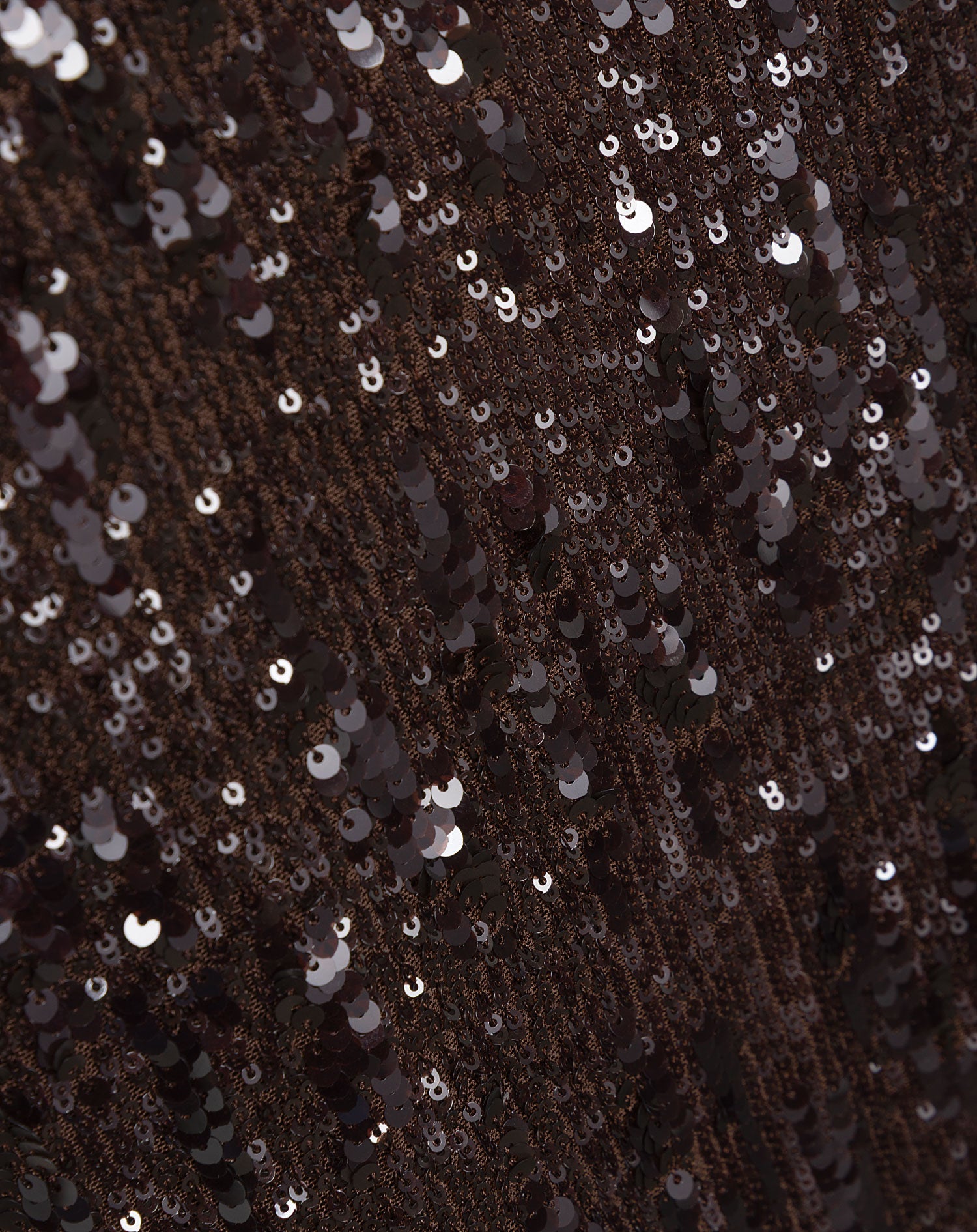 COLETTE SEQUINS HALTER DRESS BRUIN