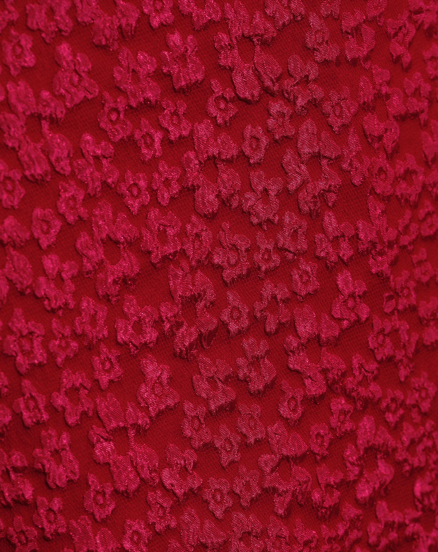 BETTY FLOWER JACQUARD PUFF SLEEVE TOP ROOD